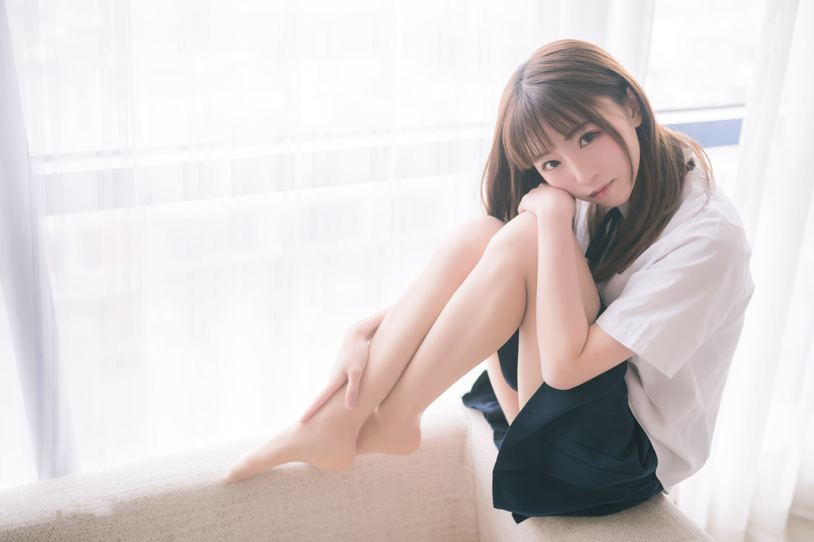 [网红COSER] 动漫博主Kitaro_绮太郎 - JK小姐姐