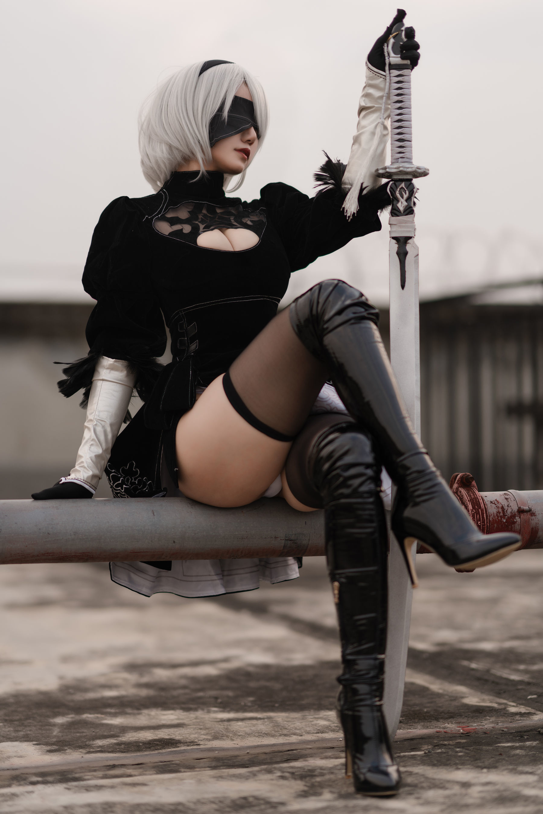 [网红COSER] 动漫博主小仓千代w - 舰长 2B原皮
