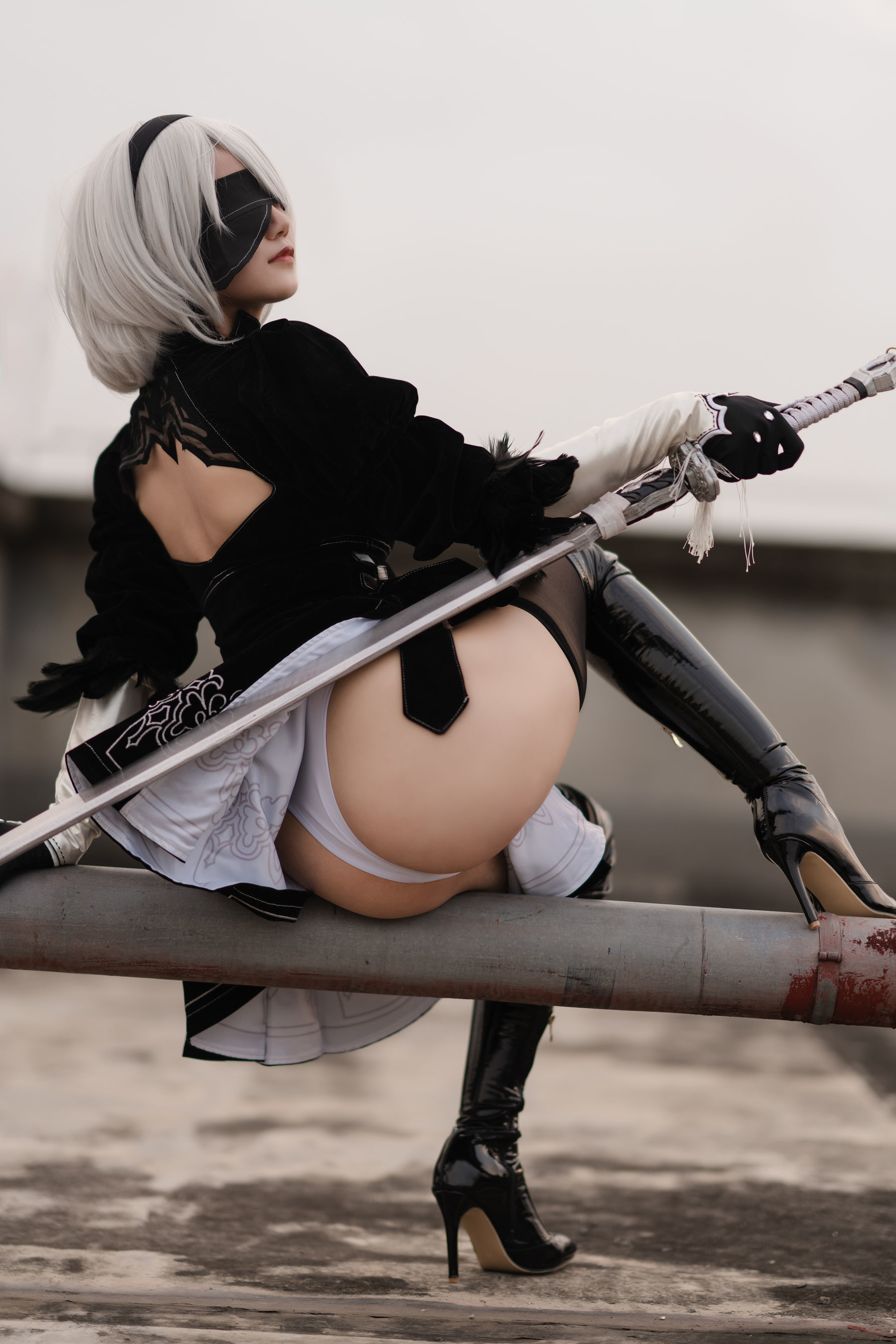 [网红COSER] 动漫博主小仓千代w - 舰长 2B原皮