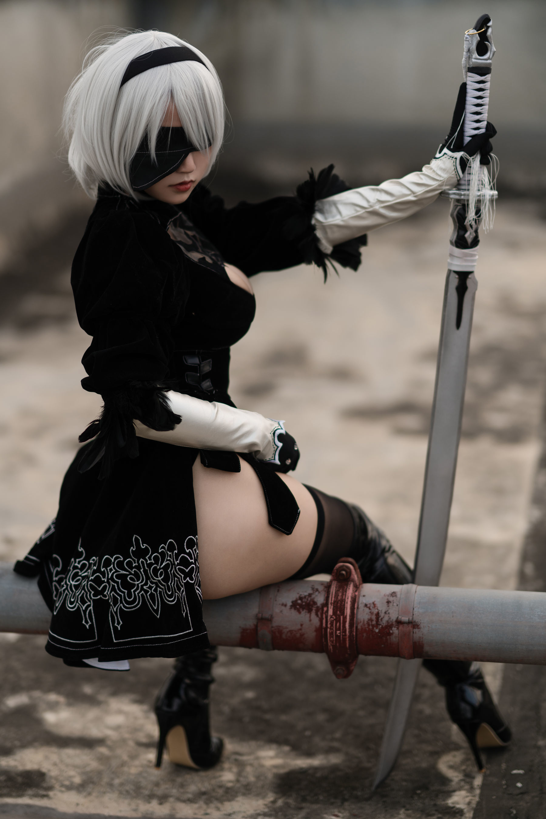 [网红COSER] 动漫博主小仓千代w - 舰长 2B原皮
