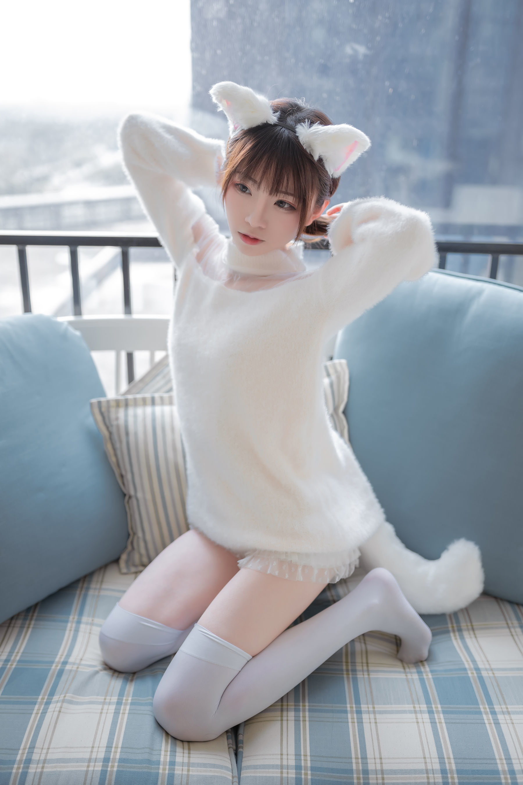 [网红COSER] 动漫博主Kitaro_绮太郎 - 白喵女友