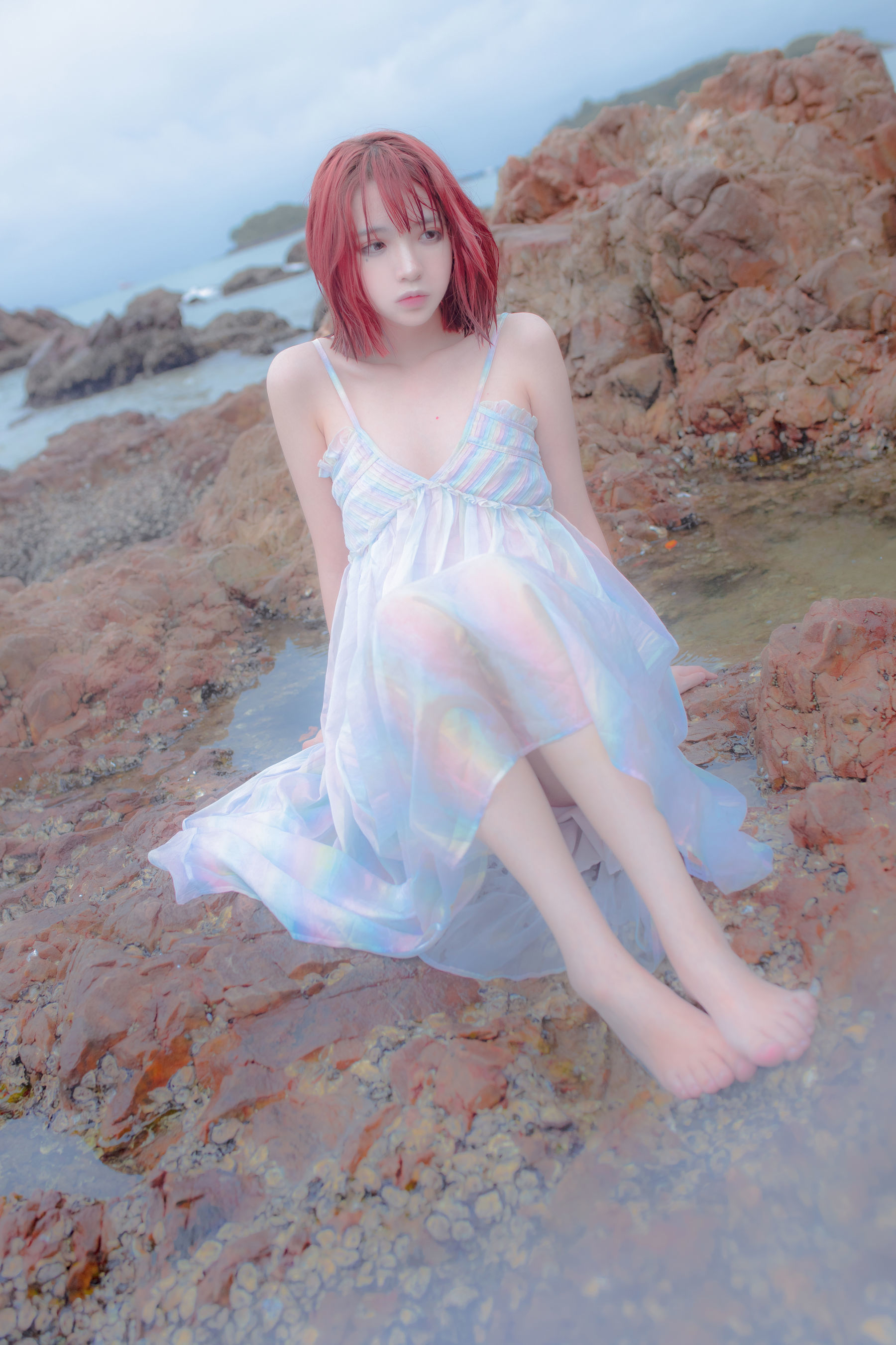 [网红COSER] 疯猫ss - 思绪之礁石人鱼