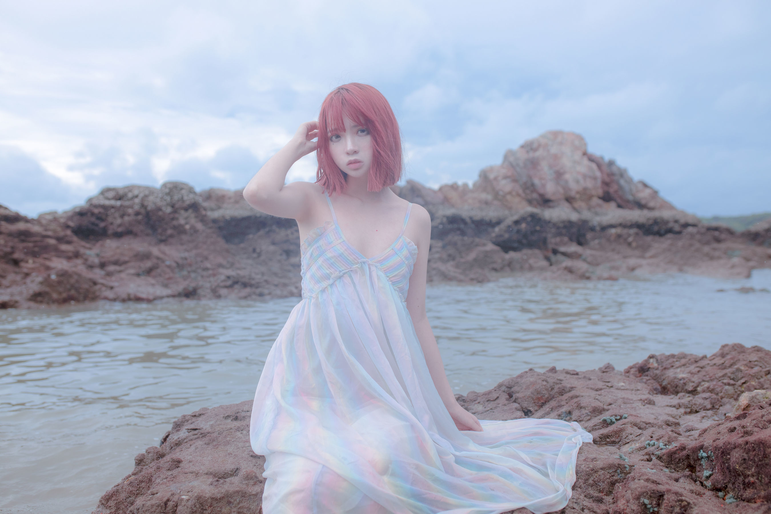 [网红COSER] 疯猫ss - 思绪之礁石人鱼
