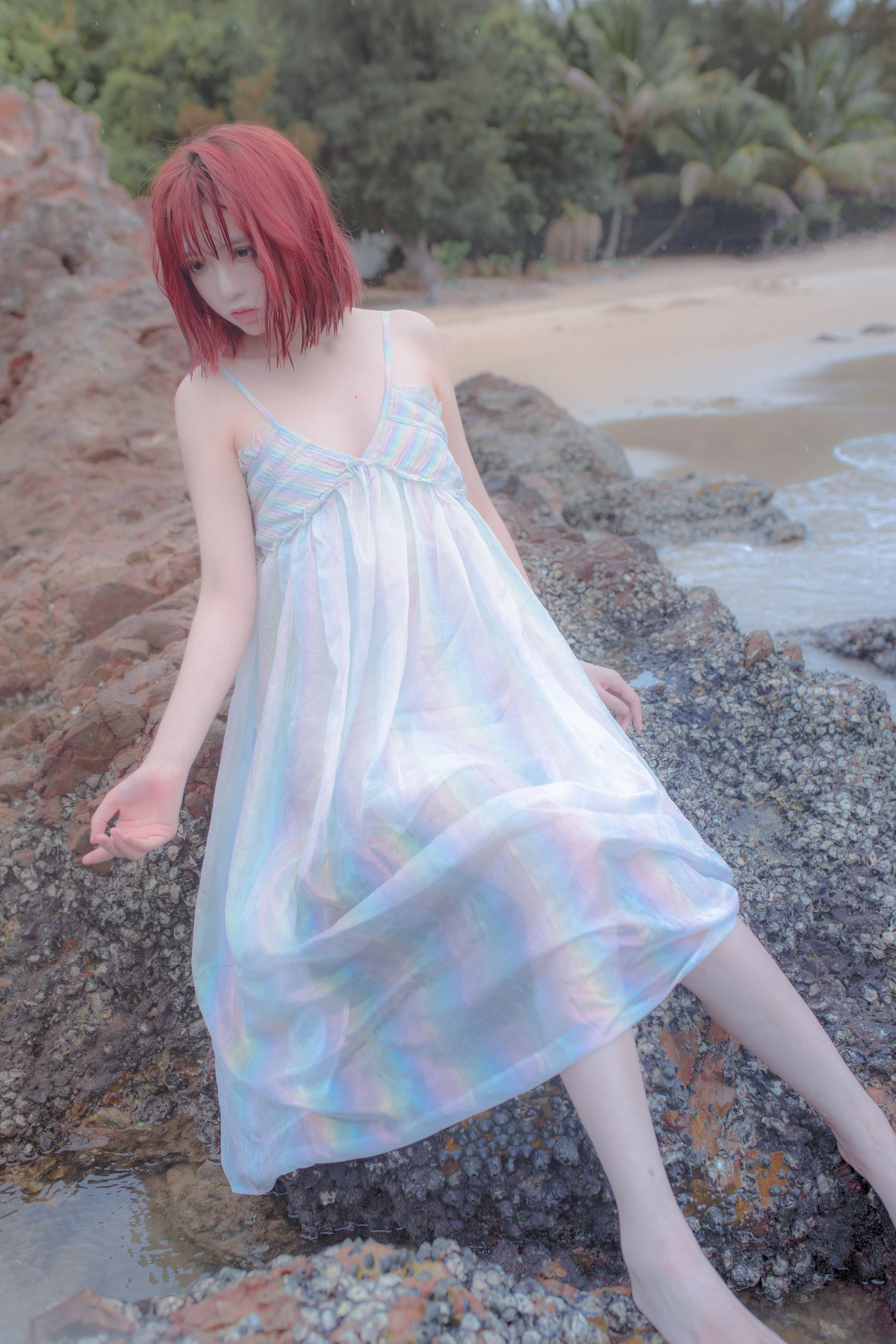 [网红COSER] 疯猫ss - 思绪之礁石人鱼