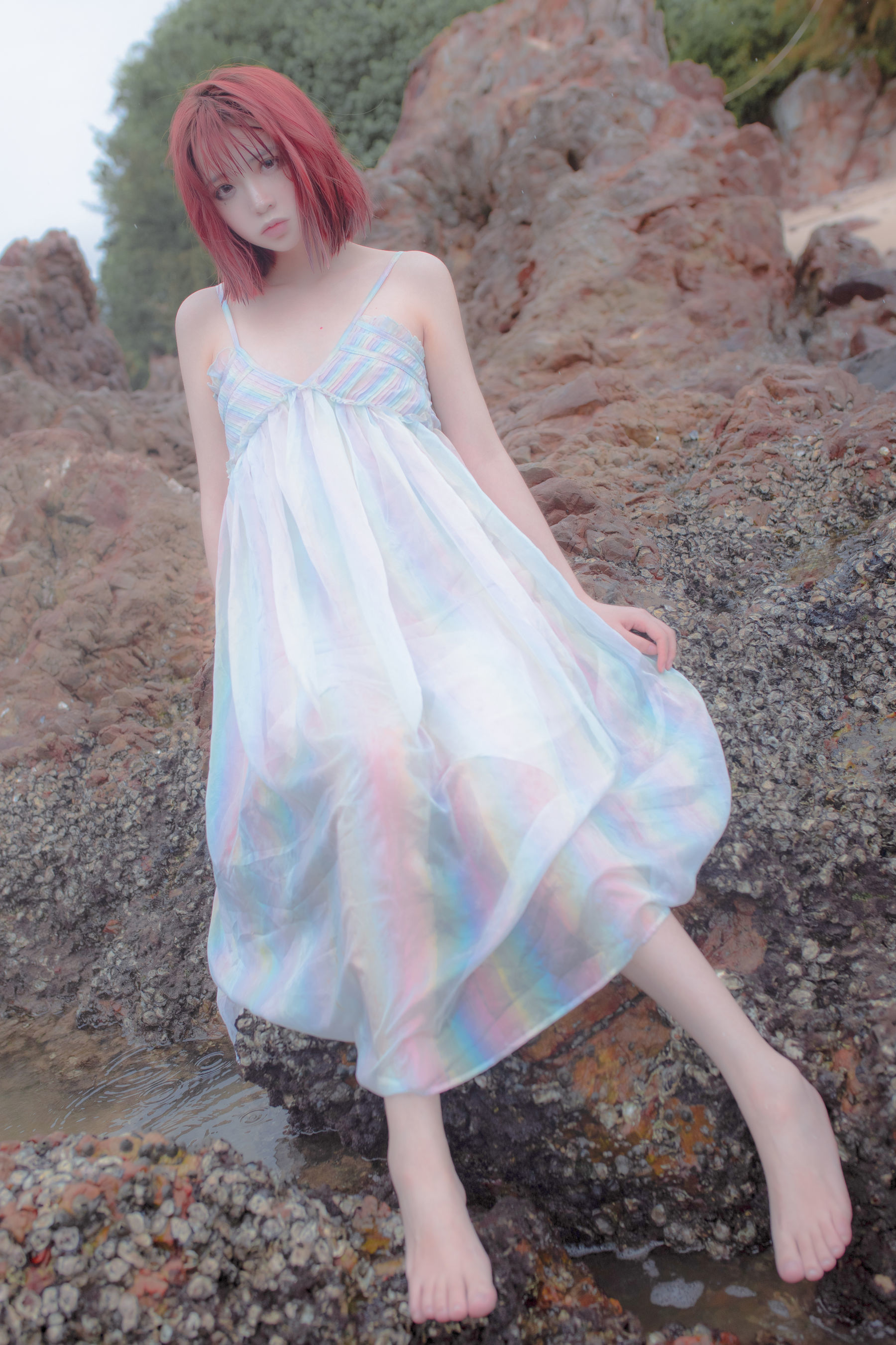 [网红COSER] 疯猫ss - 思绪之礁石人鱼
