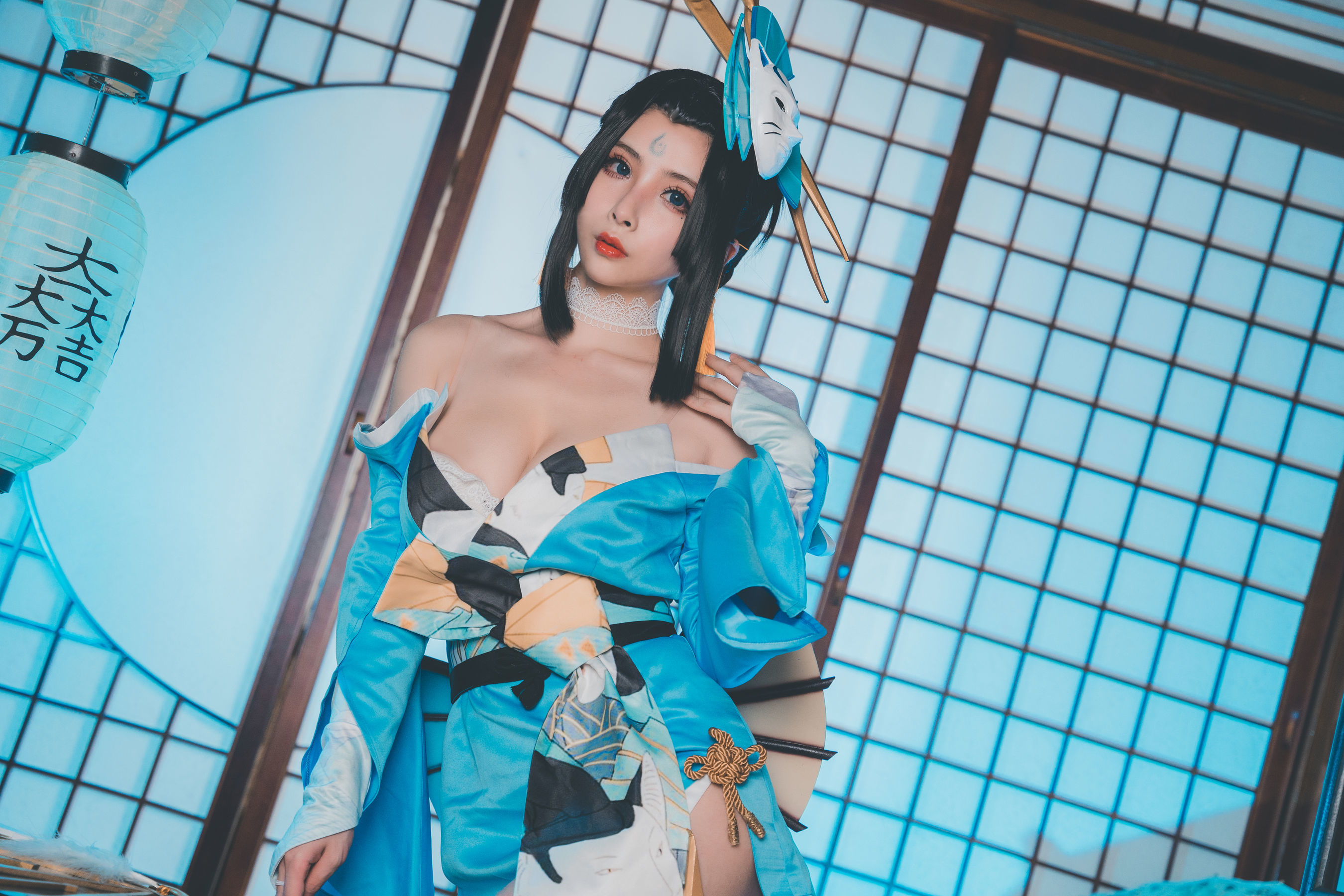 [网红COSER] COS福利rioko凉凉子 - 不知火舞魅语