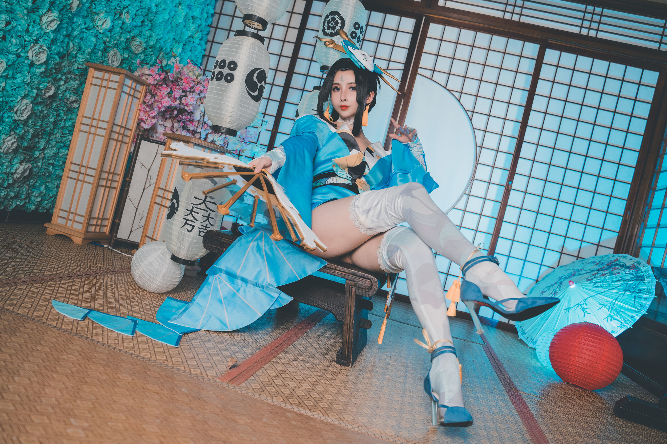 [网红COSER] COS福利rioko凉凉子 - 不知火舞魅语