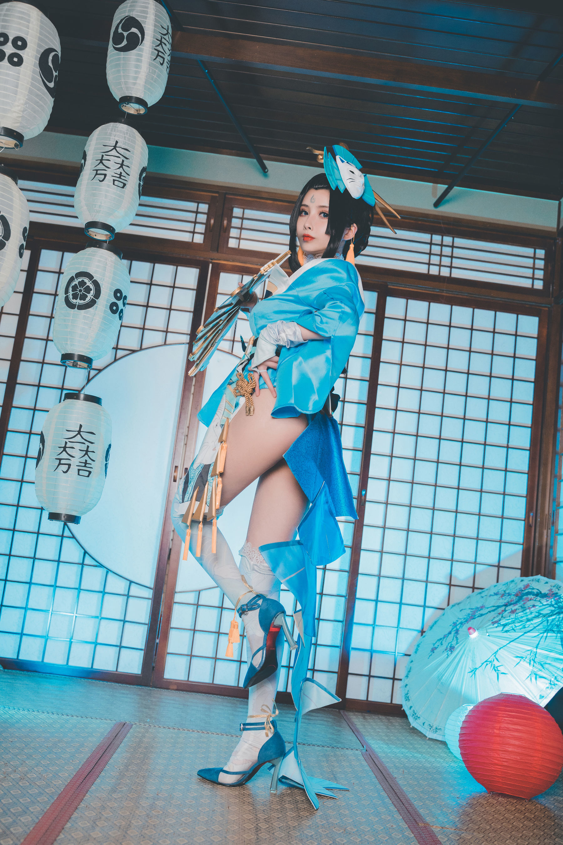[网红COSER] COS福利rioko凉凉子 - 不知火舞魅语
