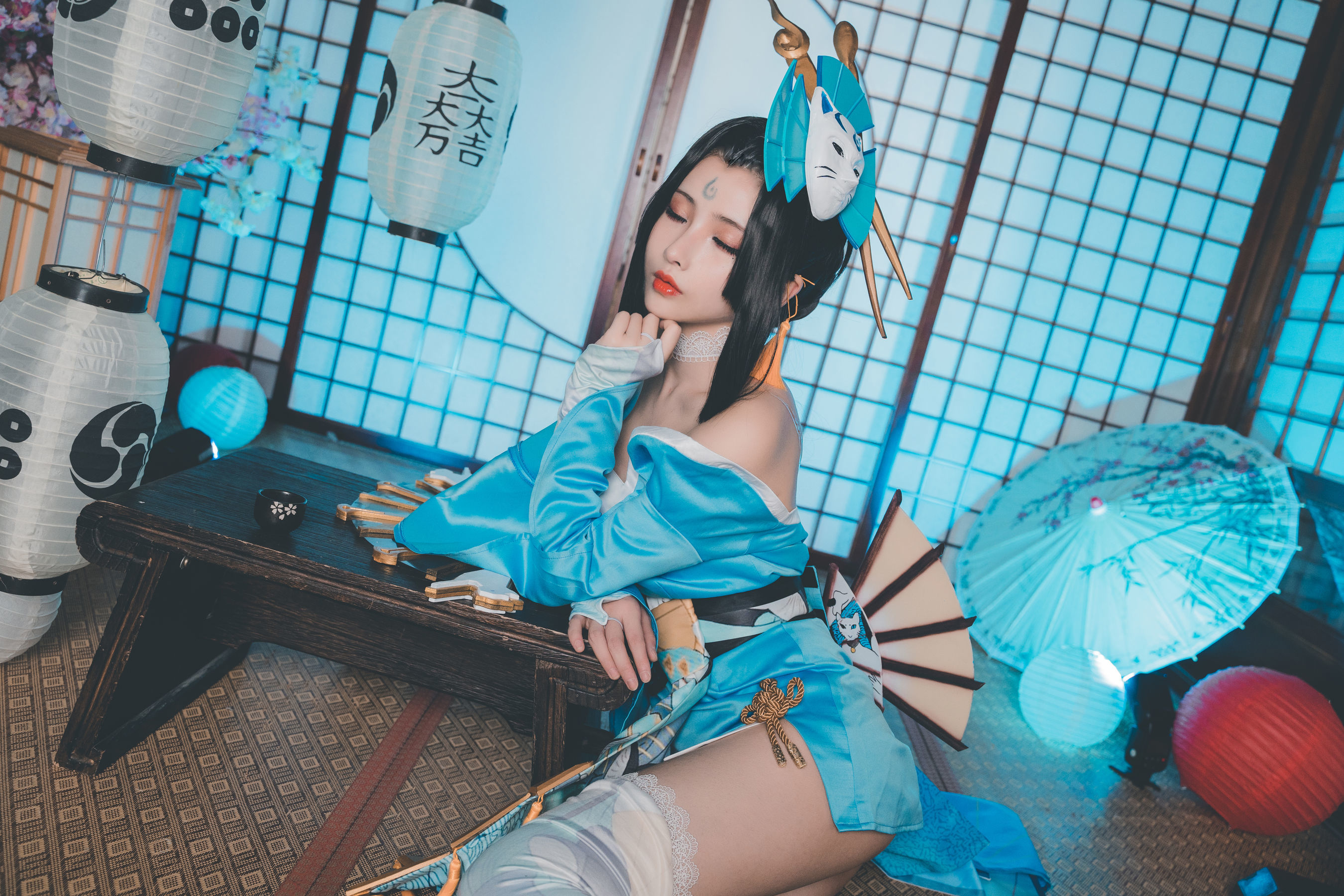 [网红COSER] COS福利rioko凉凉子 - 不知火舞魅语