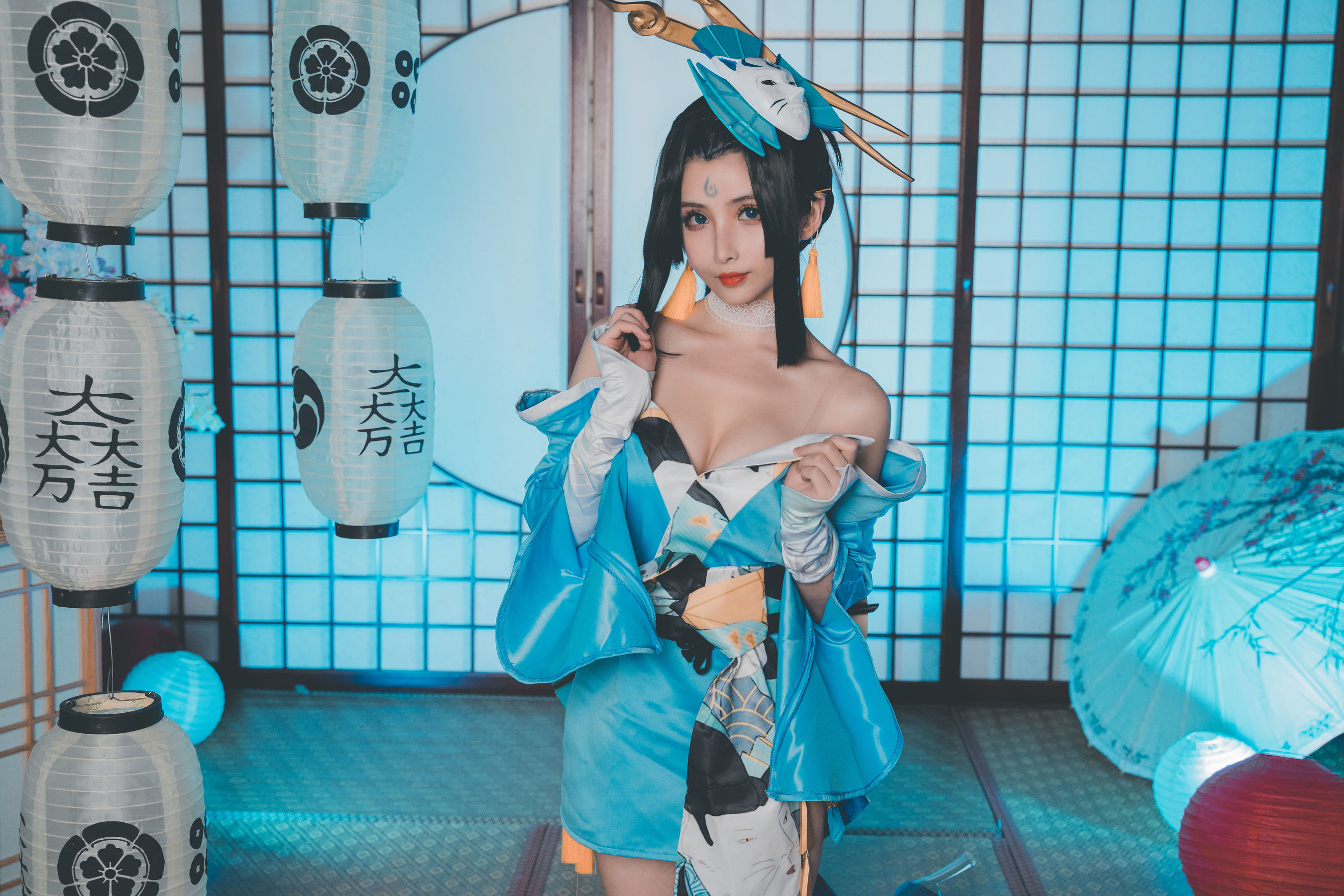 [网红COSER] COS福利rioko凉凉子 - 不知火舞魅语