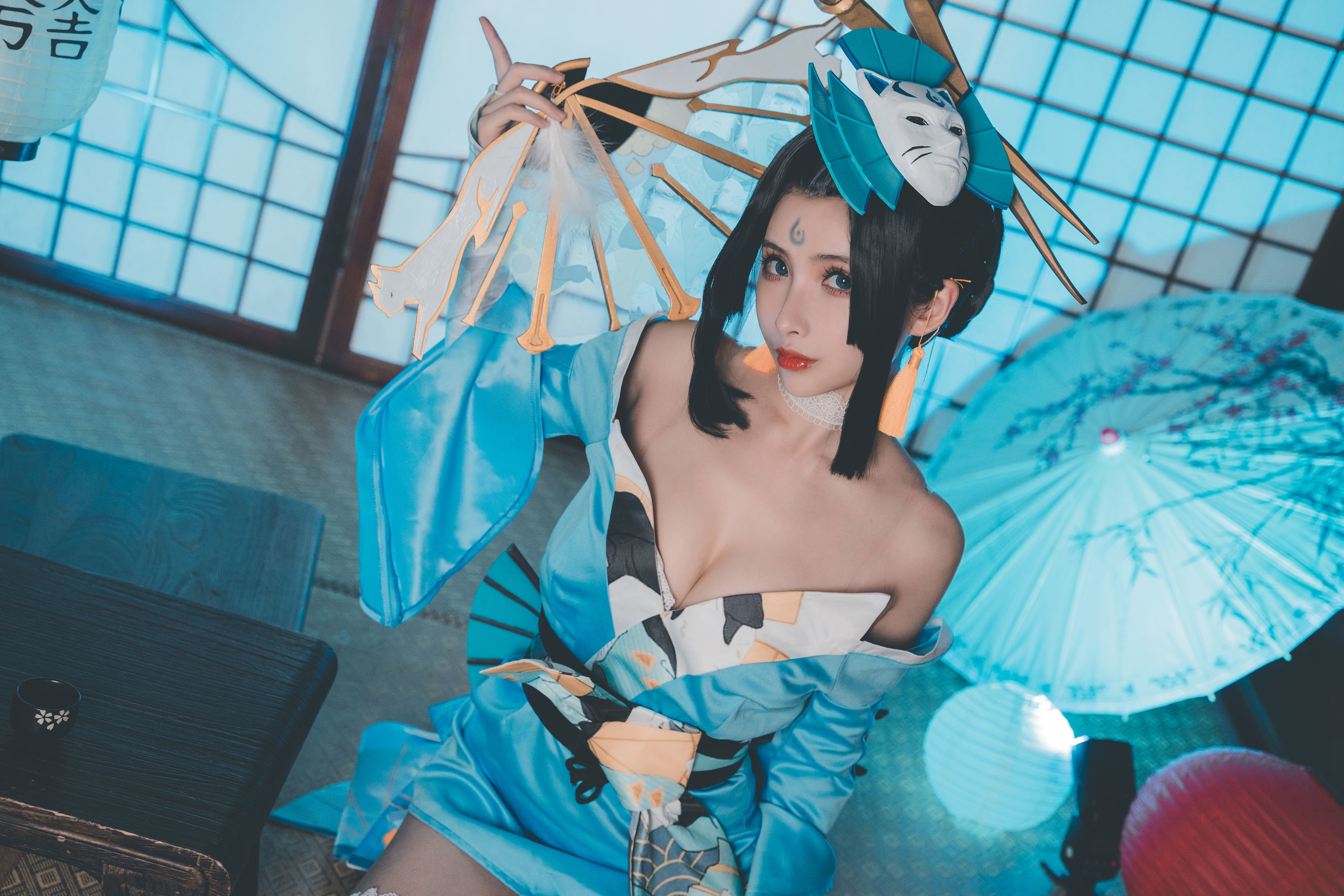 [网红COSER] COS福利rioko凉凉子 - 不知火舞魅语