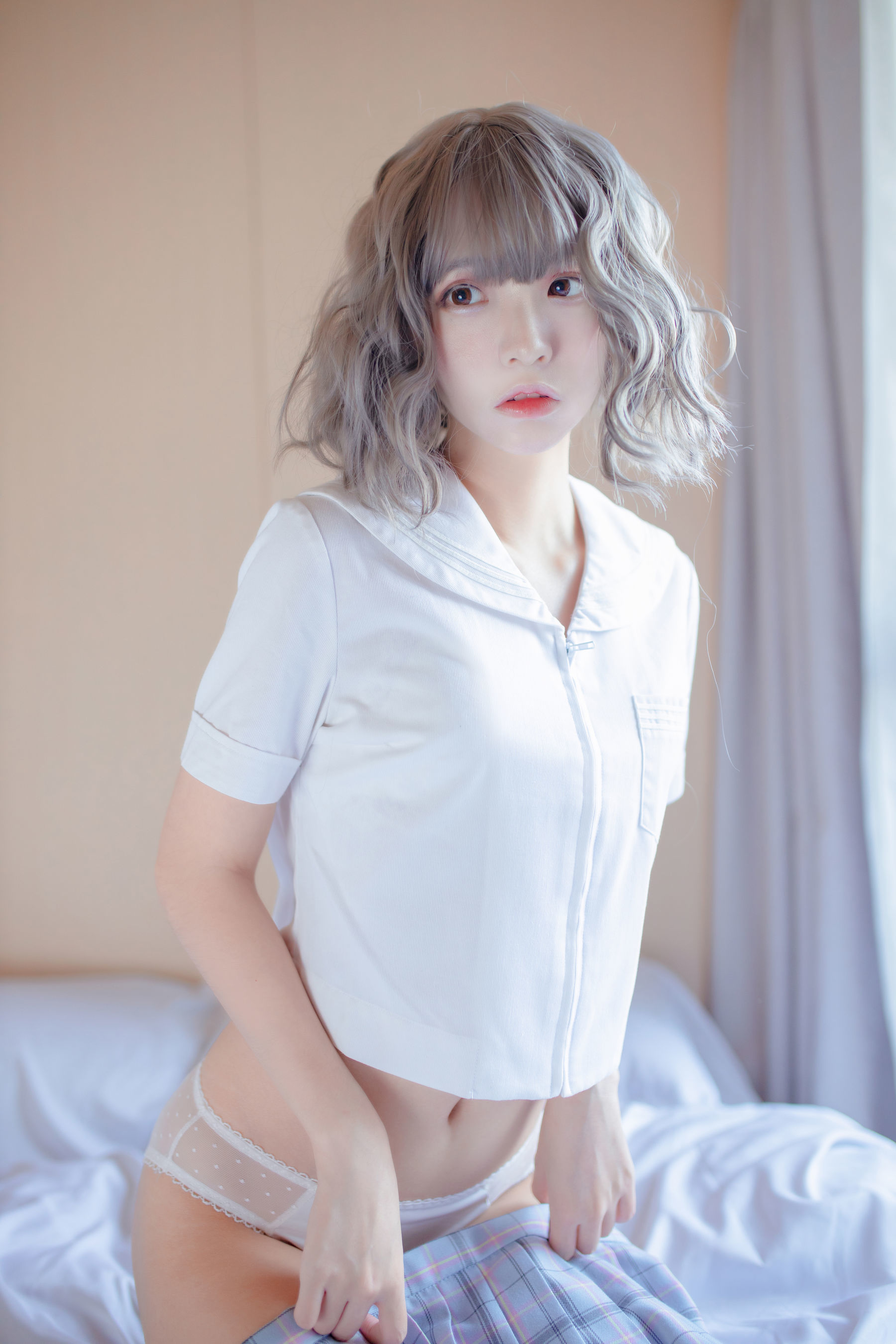 [网红COSER] 疯猫ss - 思绪之JK