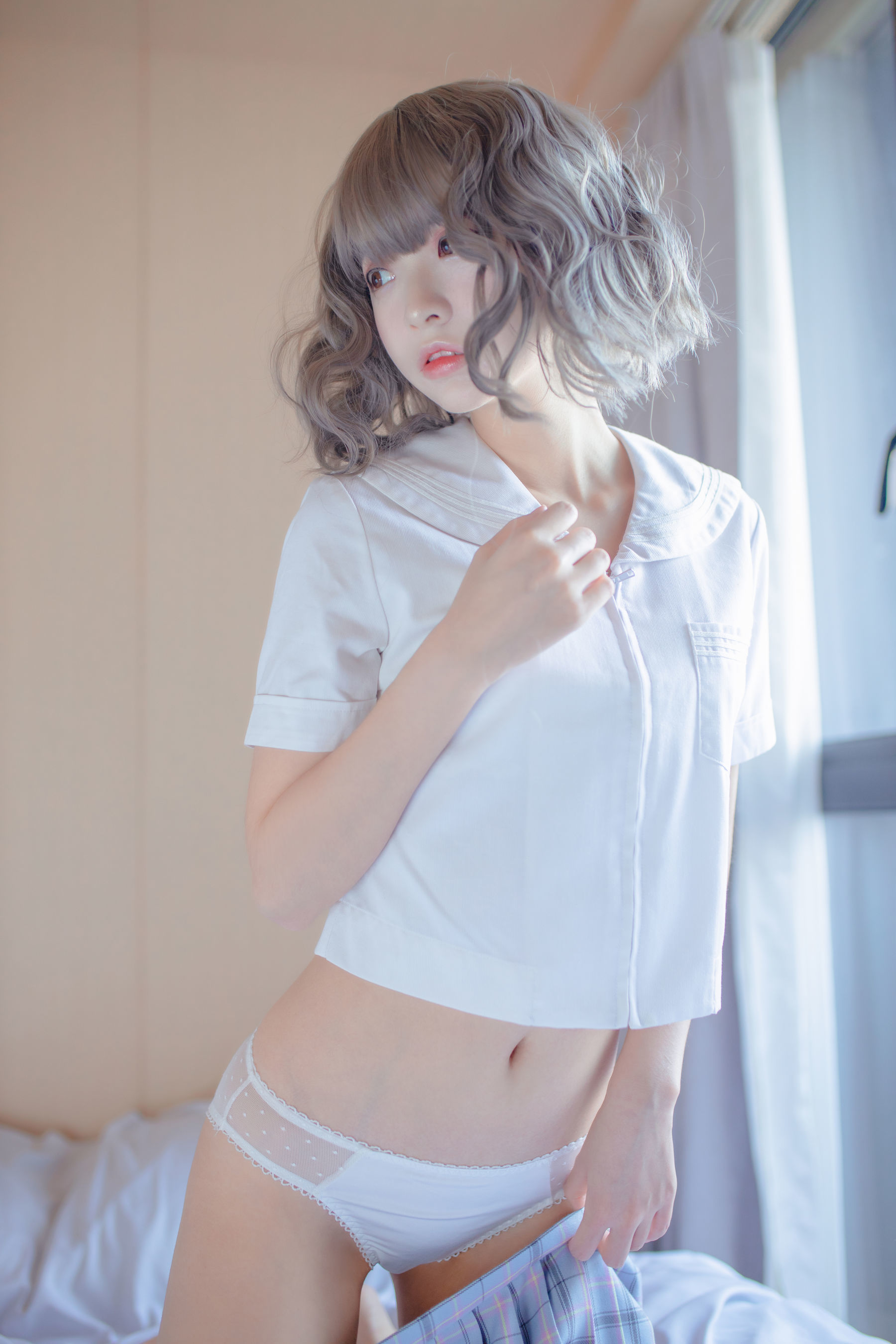[网红COSER] 疯猫ss - 思绪之JK