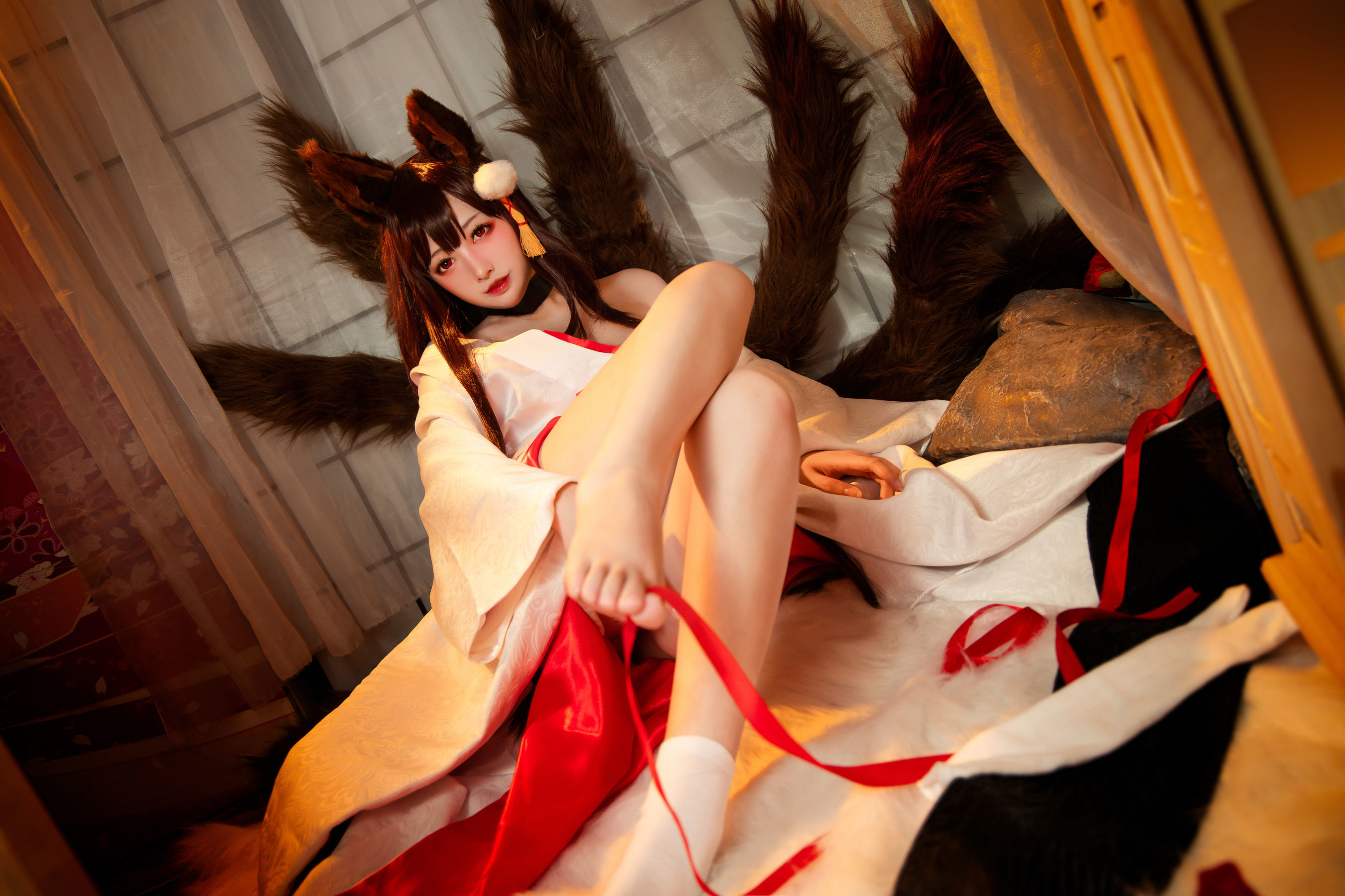 [网红COSER] 高颜值coser念念_D - 赤城 白 无垢