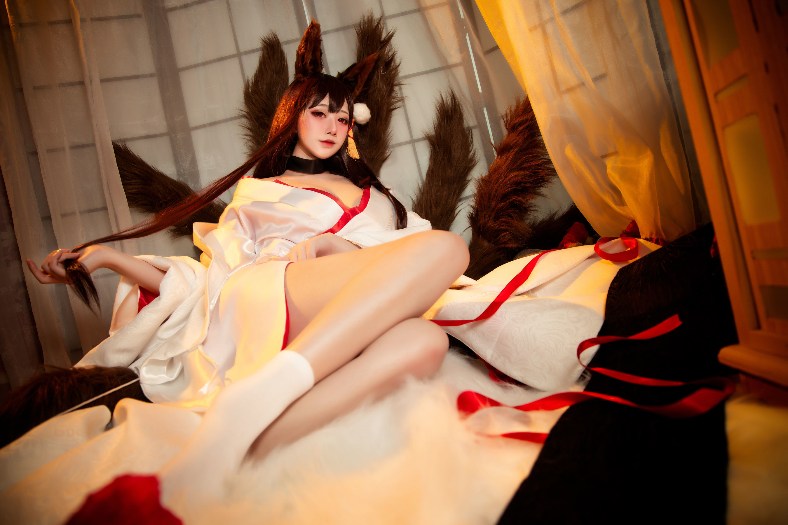 [网红COSER] 高颜值coser念念_D - 赤城 白 无垢