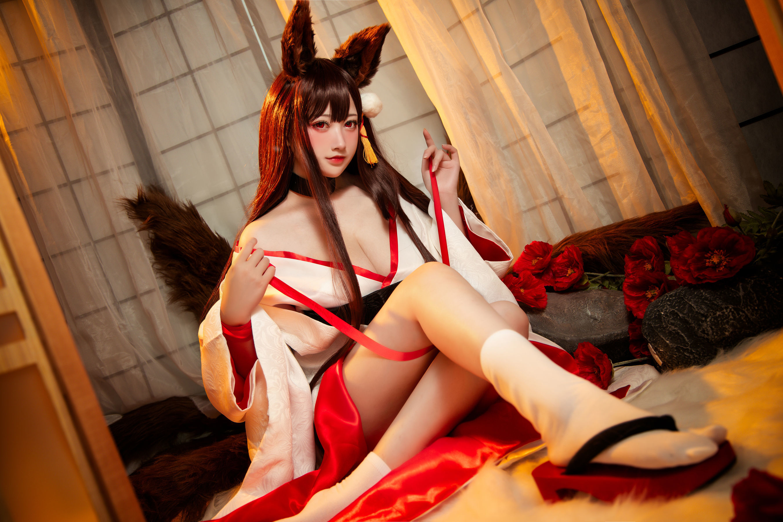 [网红COSER] 高颜值coser念念_D - 赤城 白 无垢