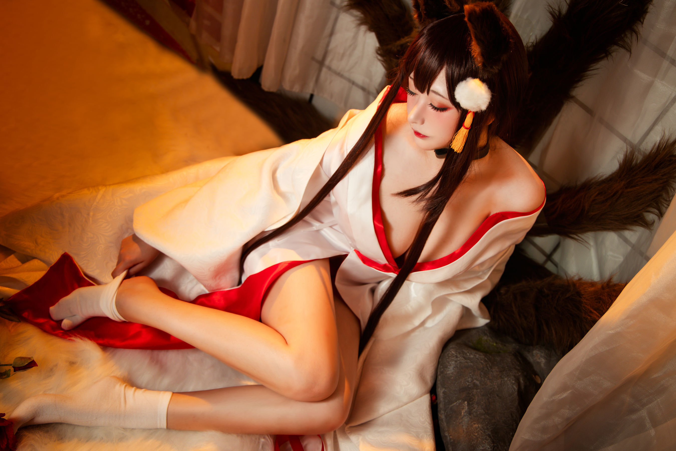 [网红COSER] 高颜值coser念念_D - 赤城 白 无垢