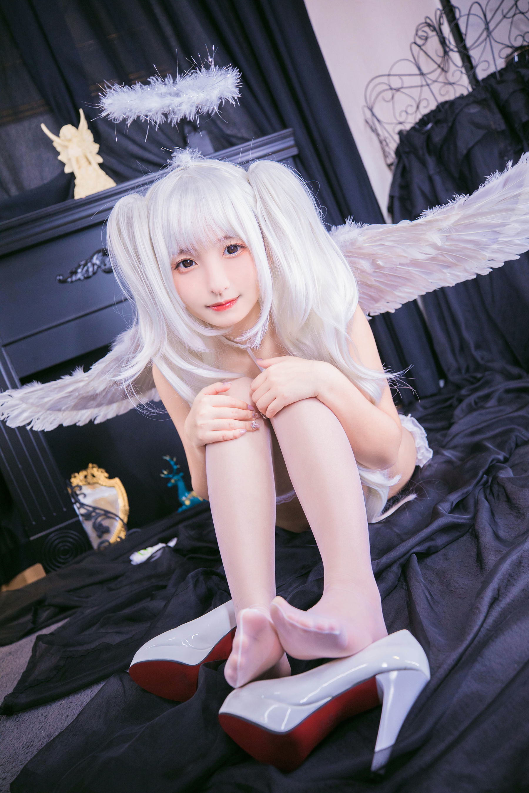 [网红COSER] 萝莉神楽坂真冬之天国に落ちる - 坠入天堂