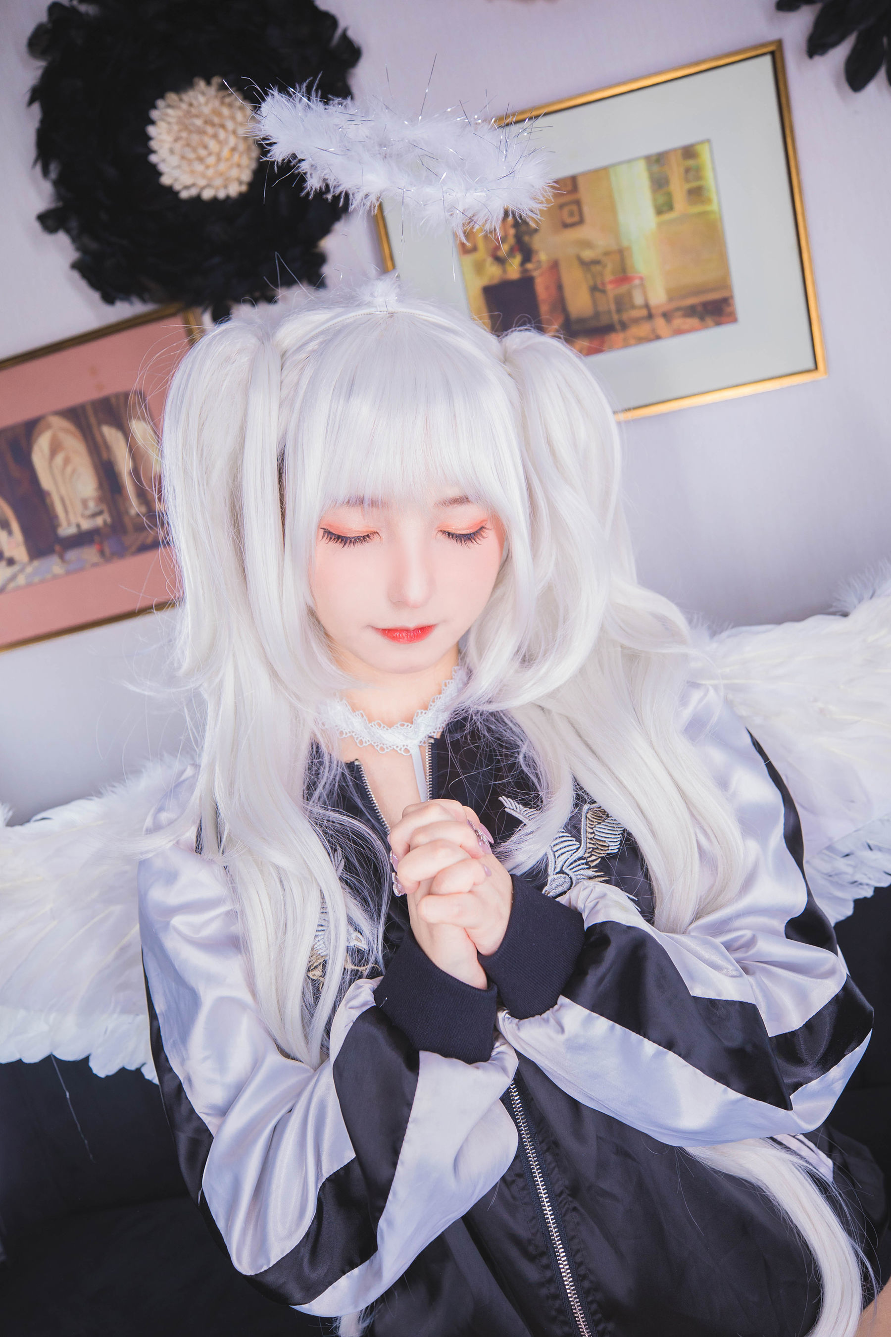 [网红COSER] 萝莉神楽坂真冬之天国に落ちる - 坠入天堂