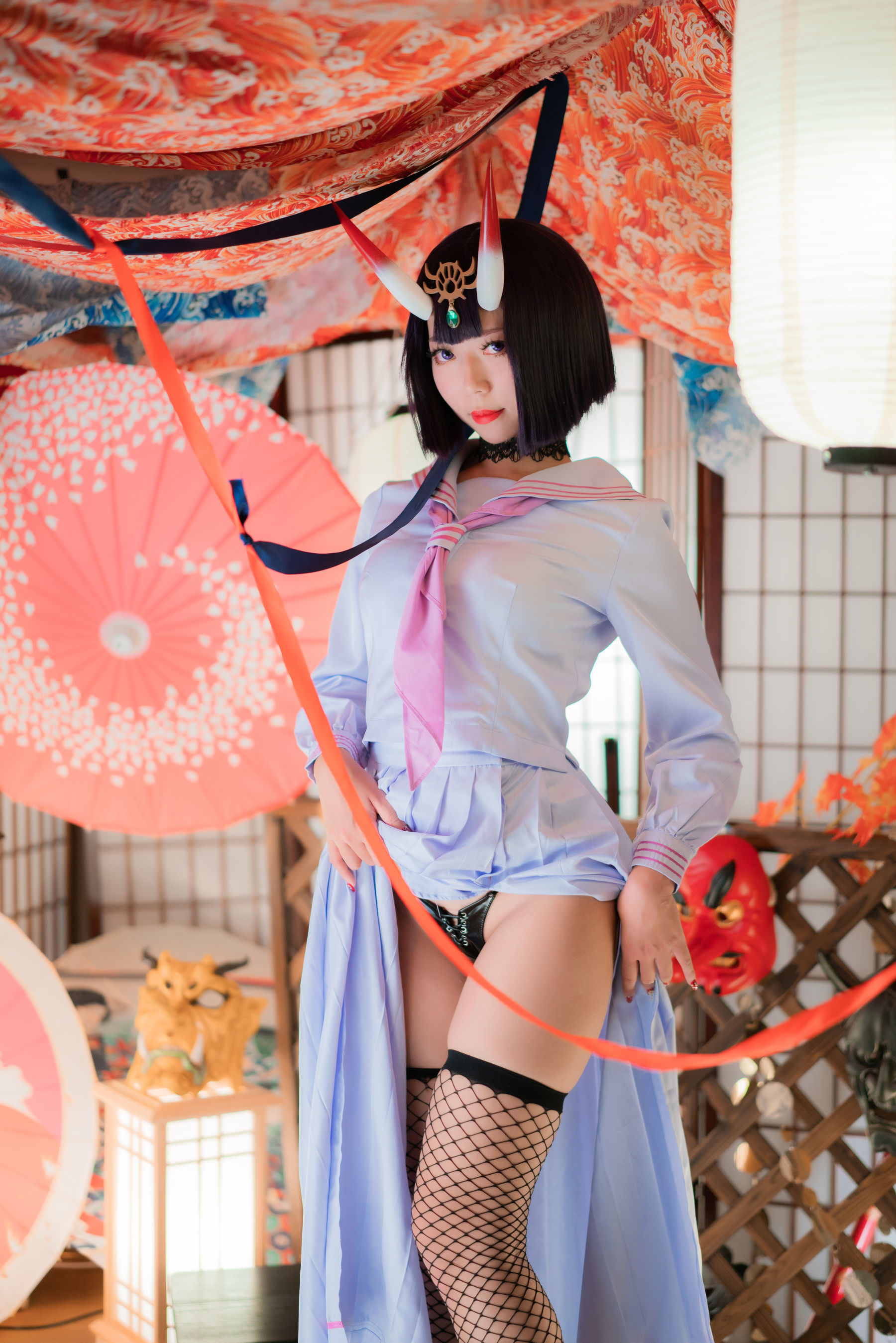 [网红COSER] 动漫博主Money冷冷 - 酒吞童子