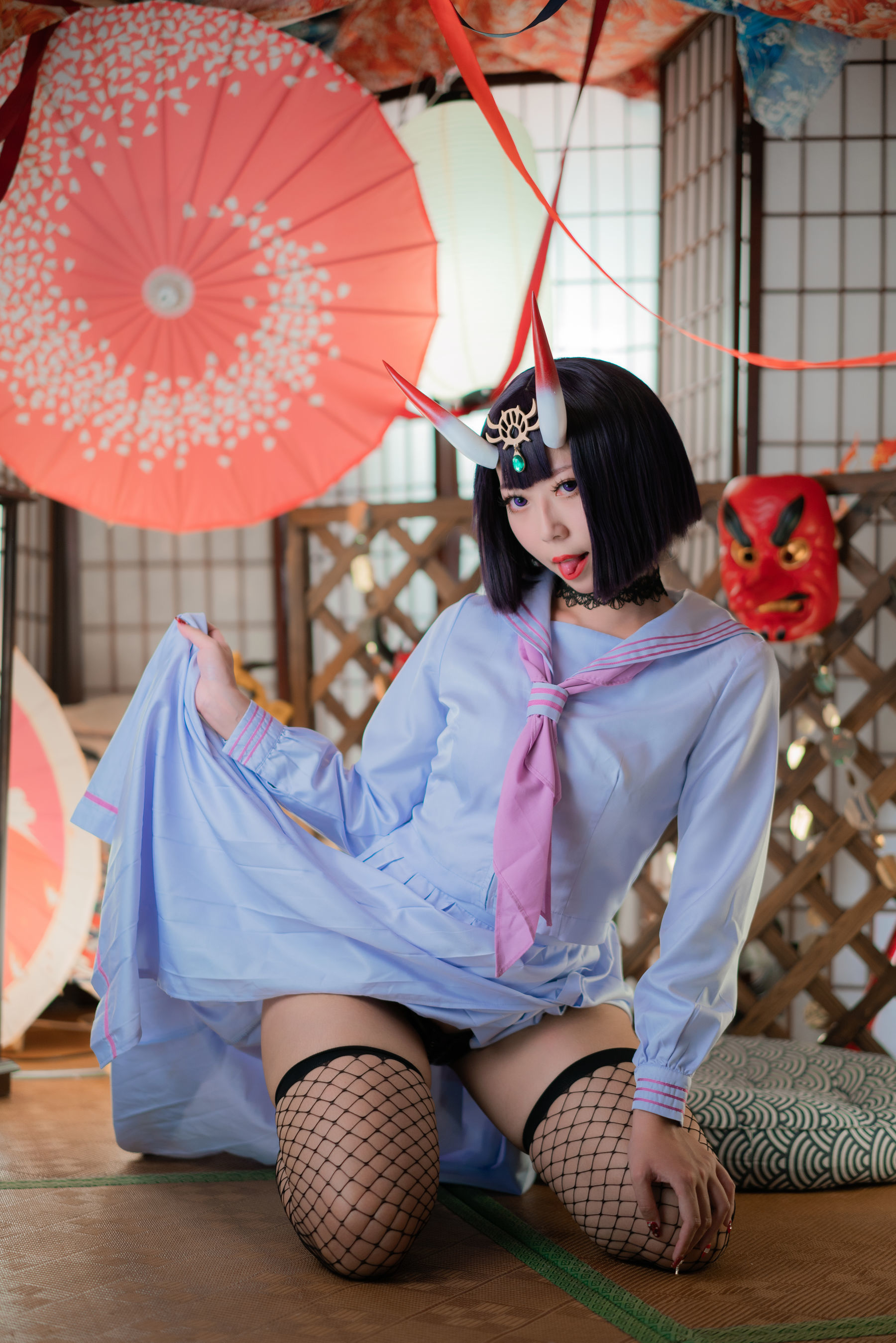 [网红COSER] 动漫博主Money冷冷 - 酒吞童子