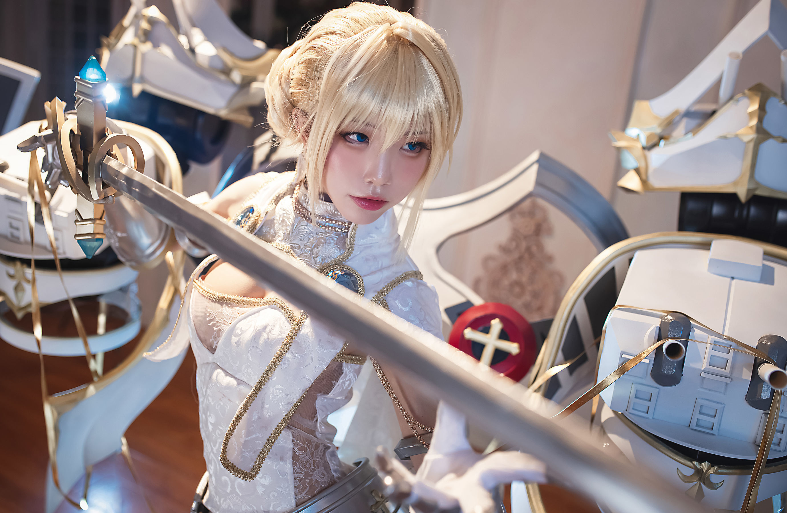 [网红COSER] 动漫博主水淼aqua - 圣女贞德