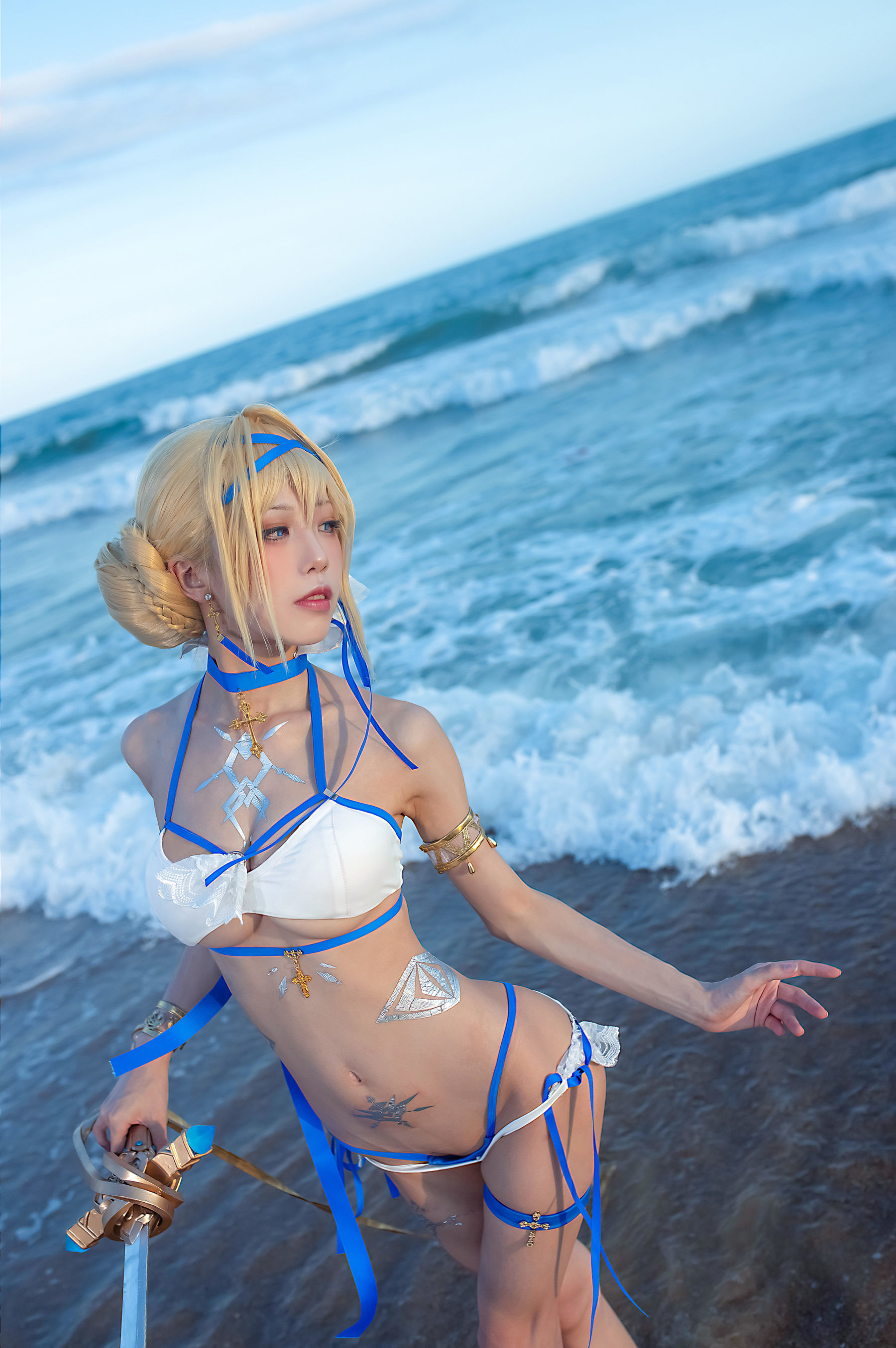 [网红COSER] 动漫博主水淼aqua - 圣女贞德
