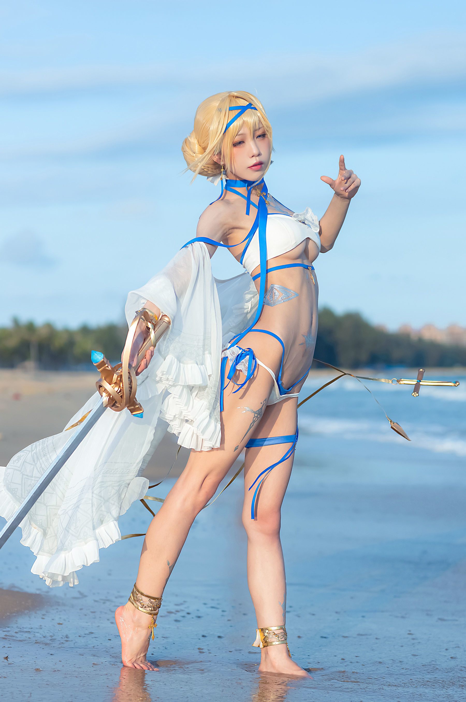 [网红COSER] 动漫博主水淼aqua - 圣女贞德
