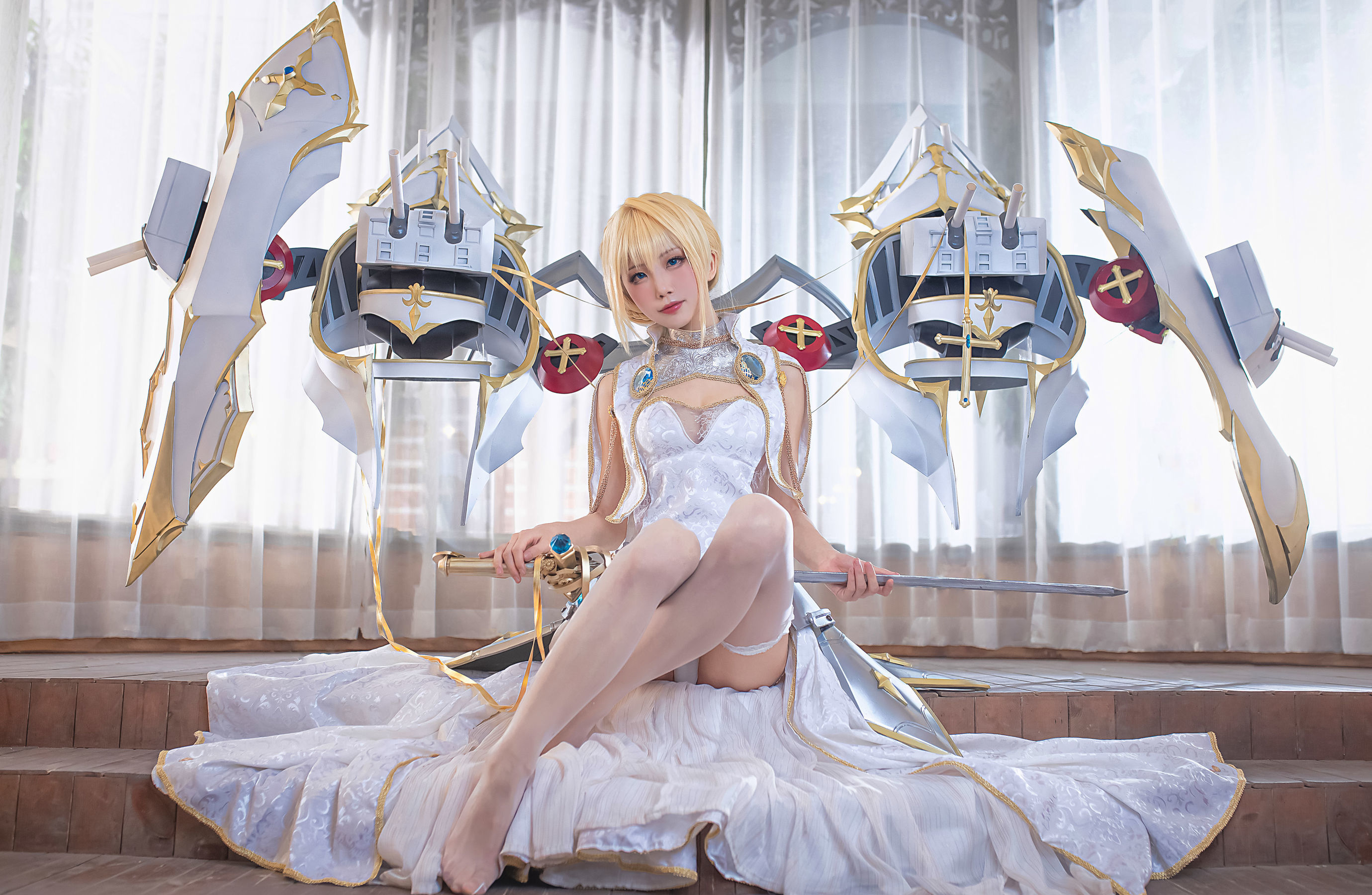 [网红COSER] 动漫博主水淼aqua - 圣女贞德