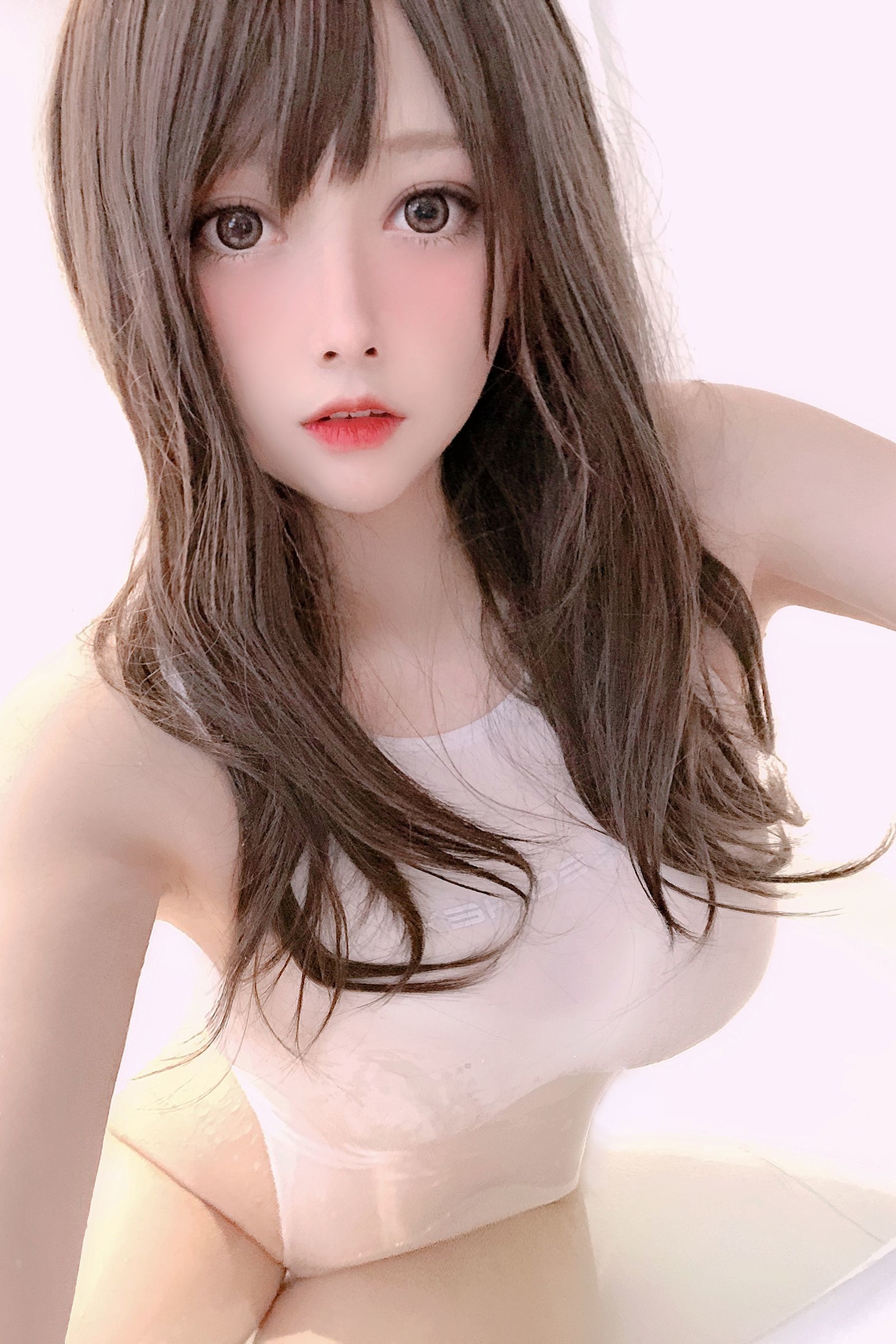 [网红COSER] 高颜值coser念念_D - 白色竞泳