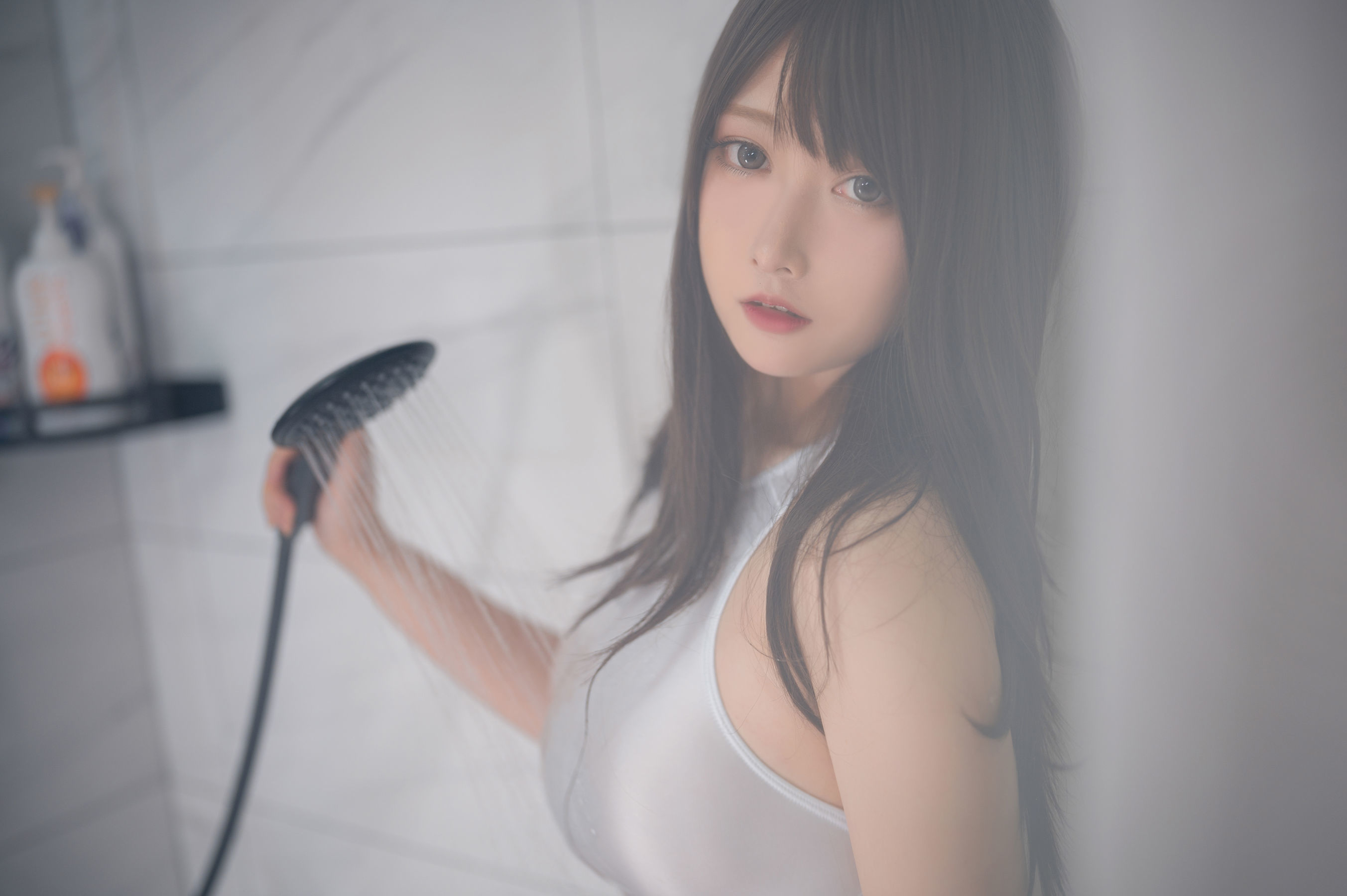 [网红COSER] 高颜值coser念念_D - 白色竞泳