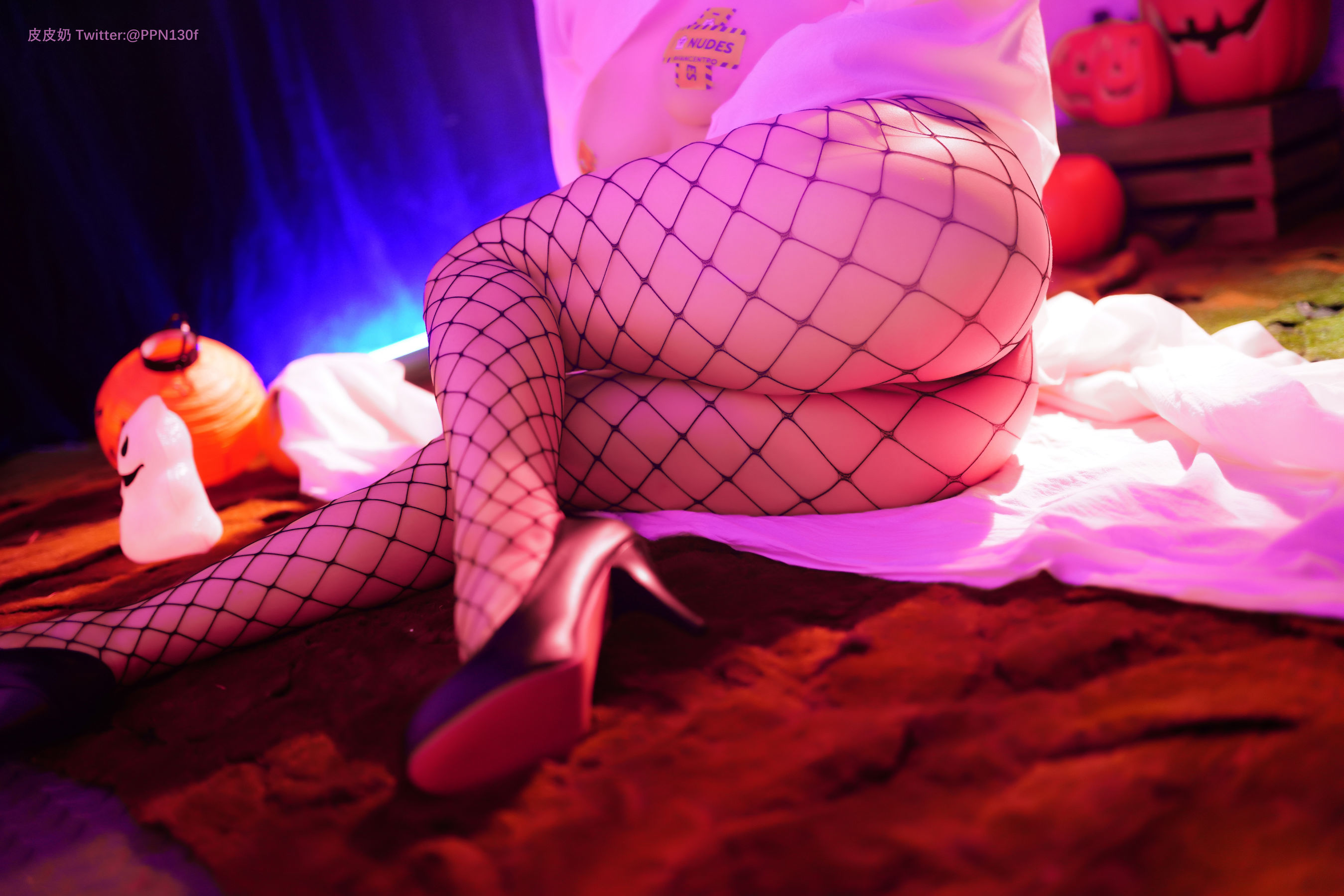 [网红COSER] 皮皮奶可可爱了啦 - 万圣节幽灵