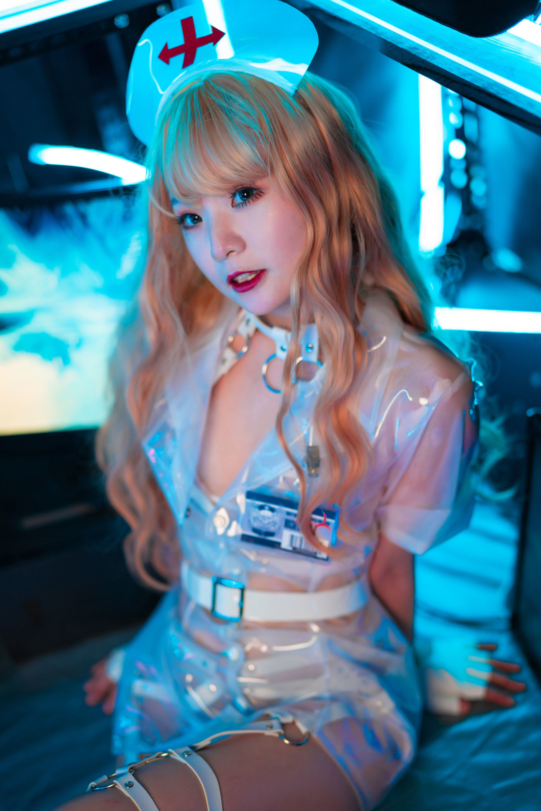 [网红COSER] 萌妹是青水 - 歪萌护士