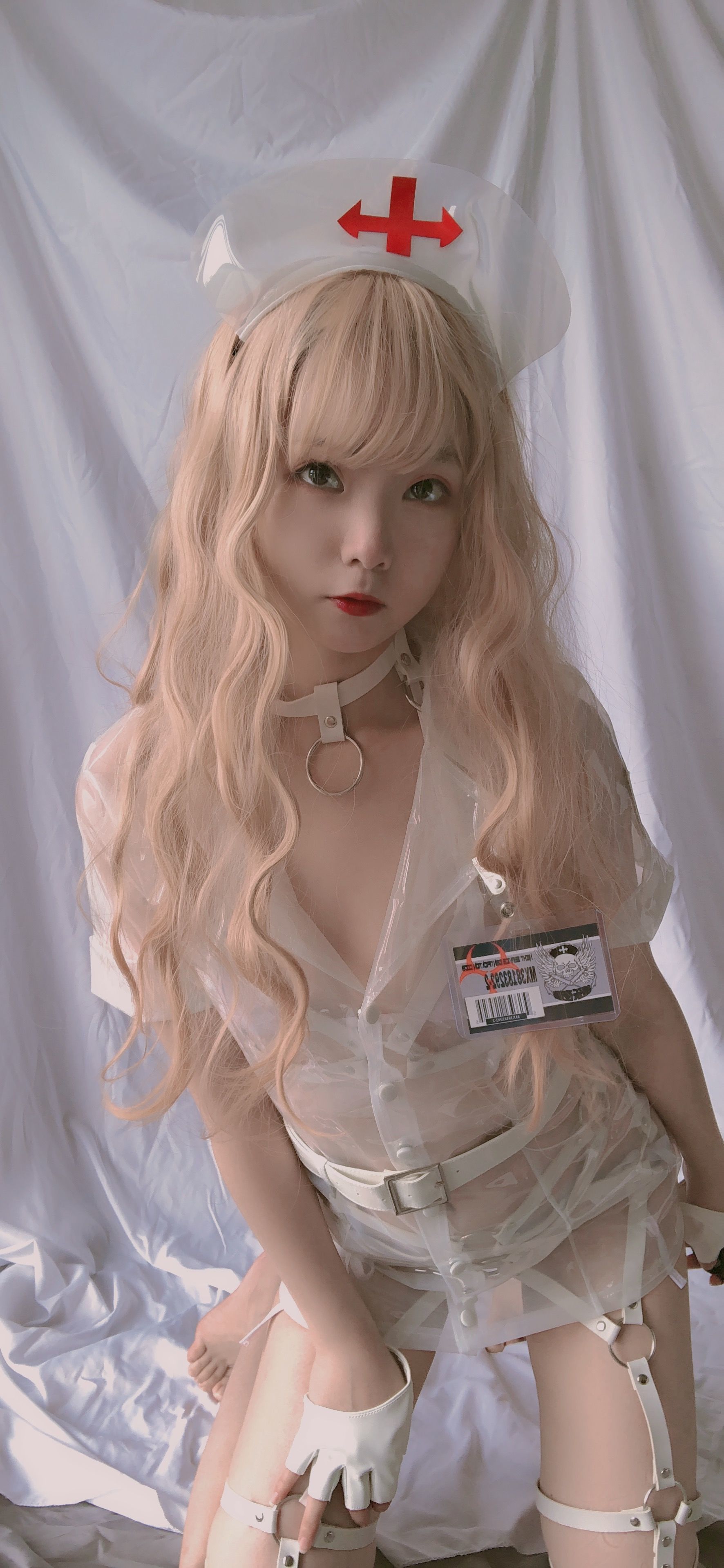 [网红COSER] 萌妹是青水 - 歪萌护士