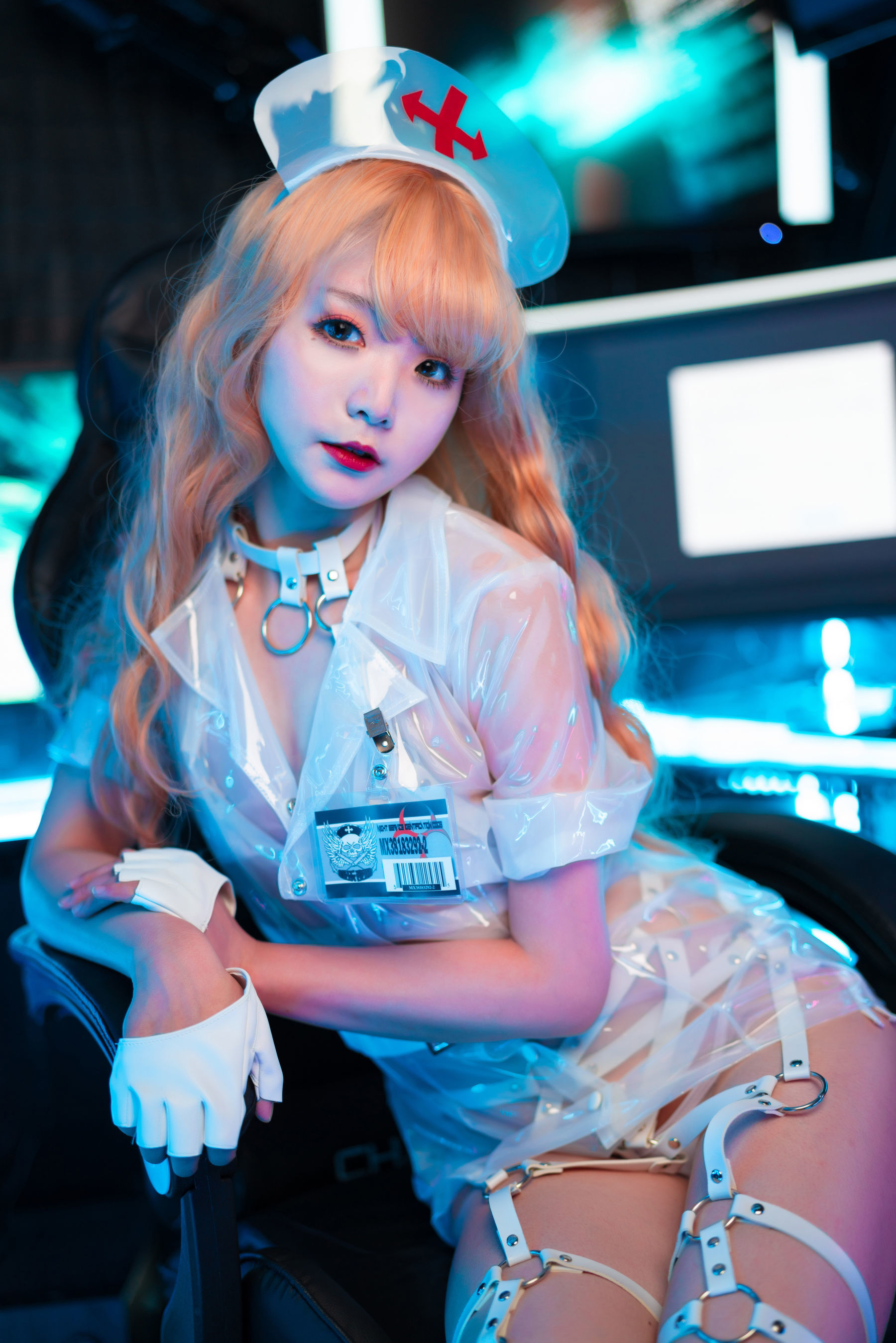 [网红COSER] 萌妹是青水 - 歪萌护士