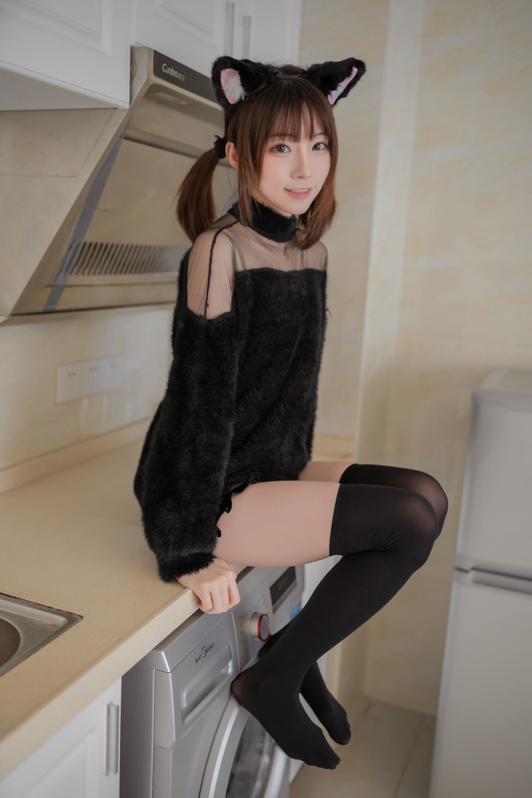 [网红COSER] 动漫博主Kitaro_绮太郎 - 黑喵
