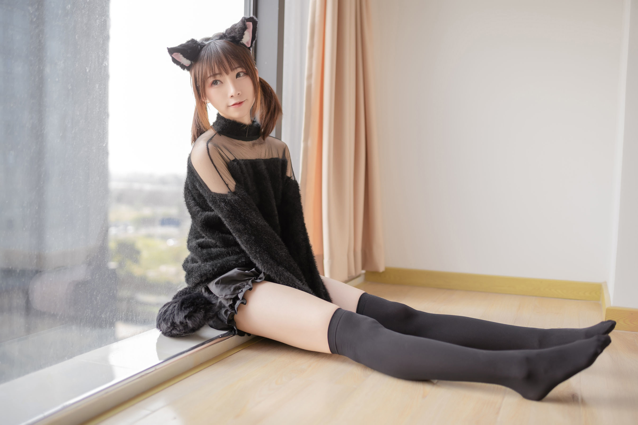 [网红COSER] 动漫博主Kitaro_绮太郎 - 黑喵