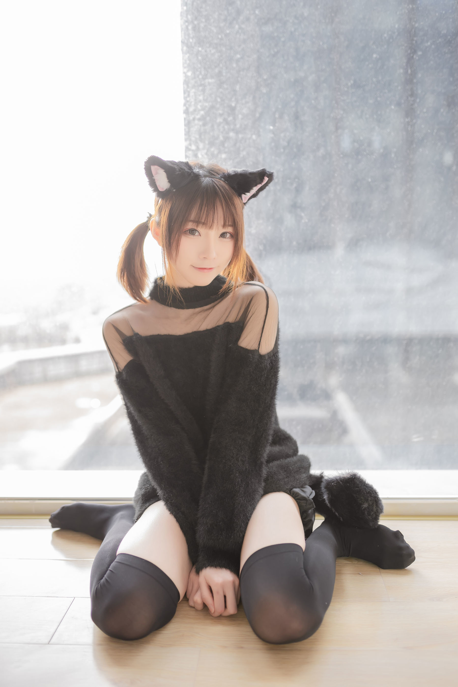 [网红COSER] 动漫博主Kitaro_绮太郎 - 黑喵