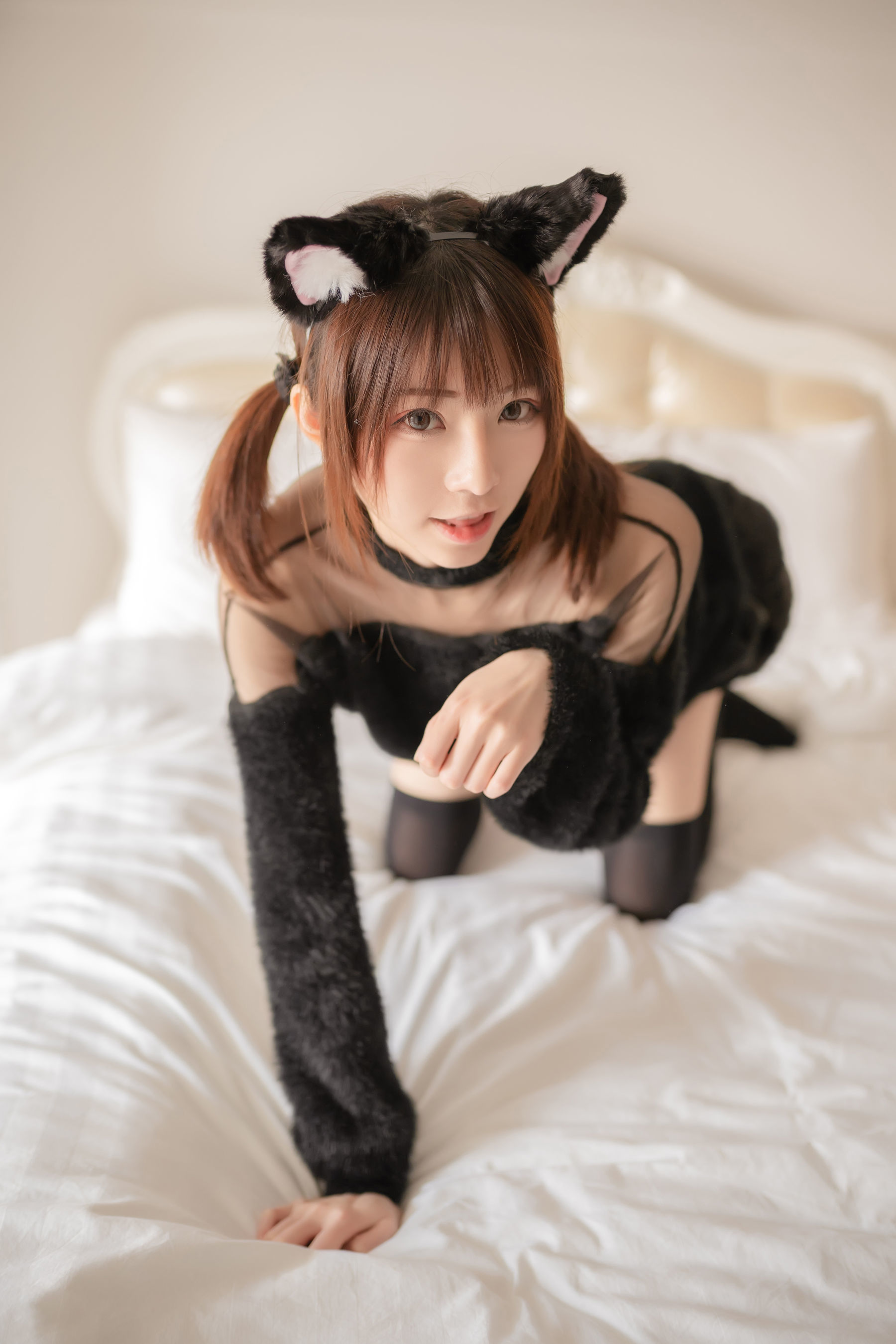[网红COSER] 动漫博主Kitaro_绮太郎 - 黑喵