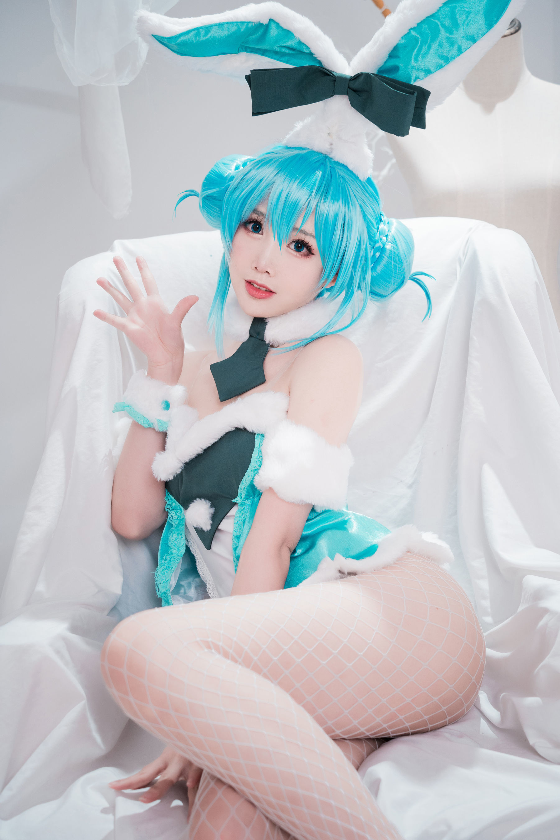 [网红COSER] 可爱人气Coser面饼仙儿 - 初音兔女郎