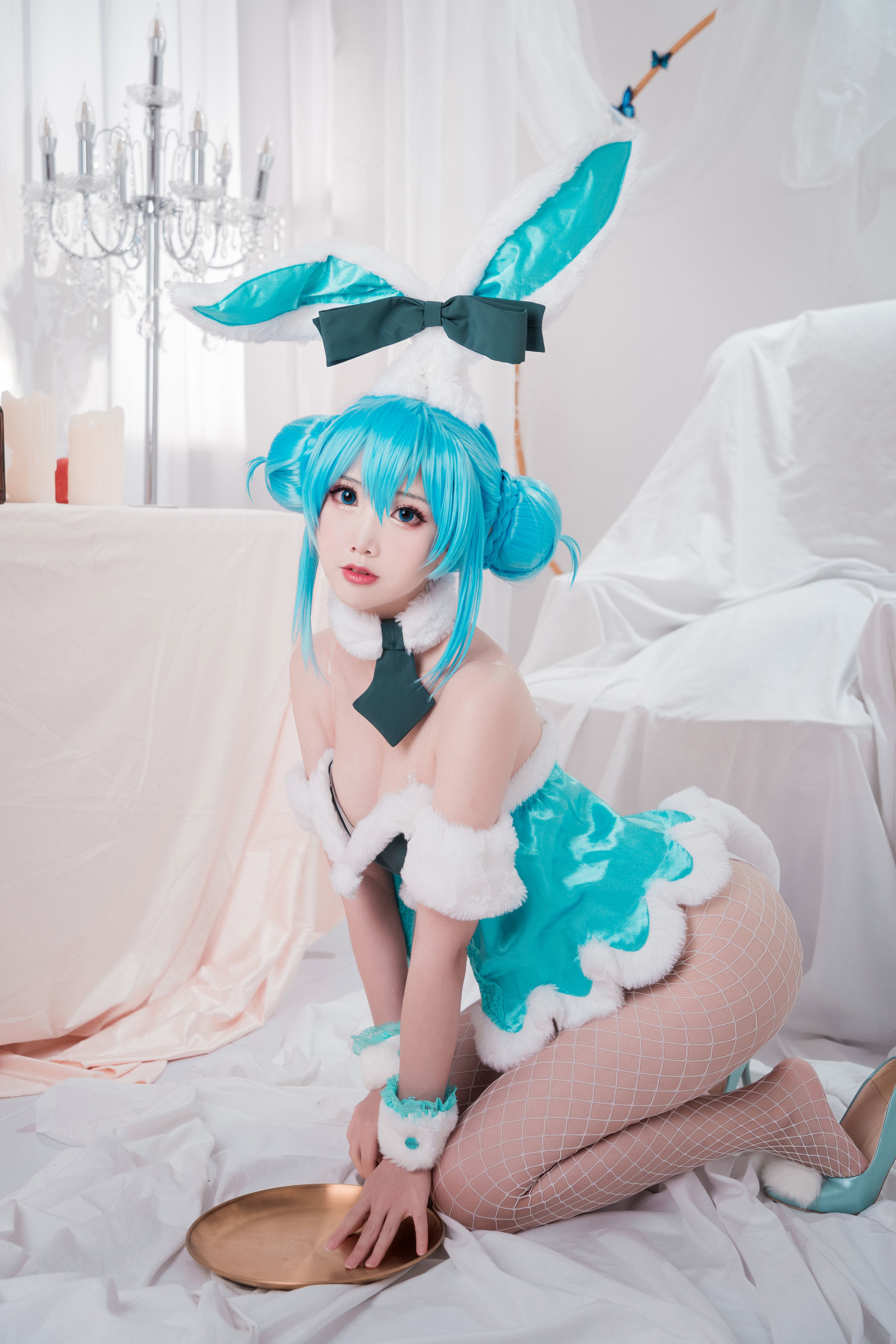 [网红COSER] 可爱人气Coser面饼仙儿 - 初音兔女郎