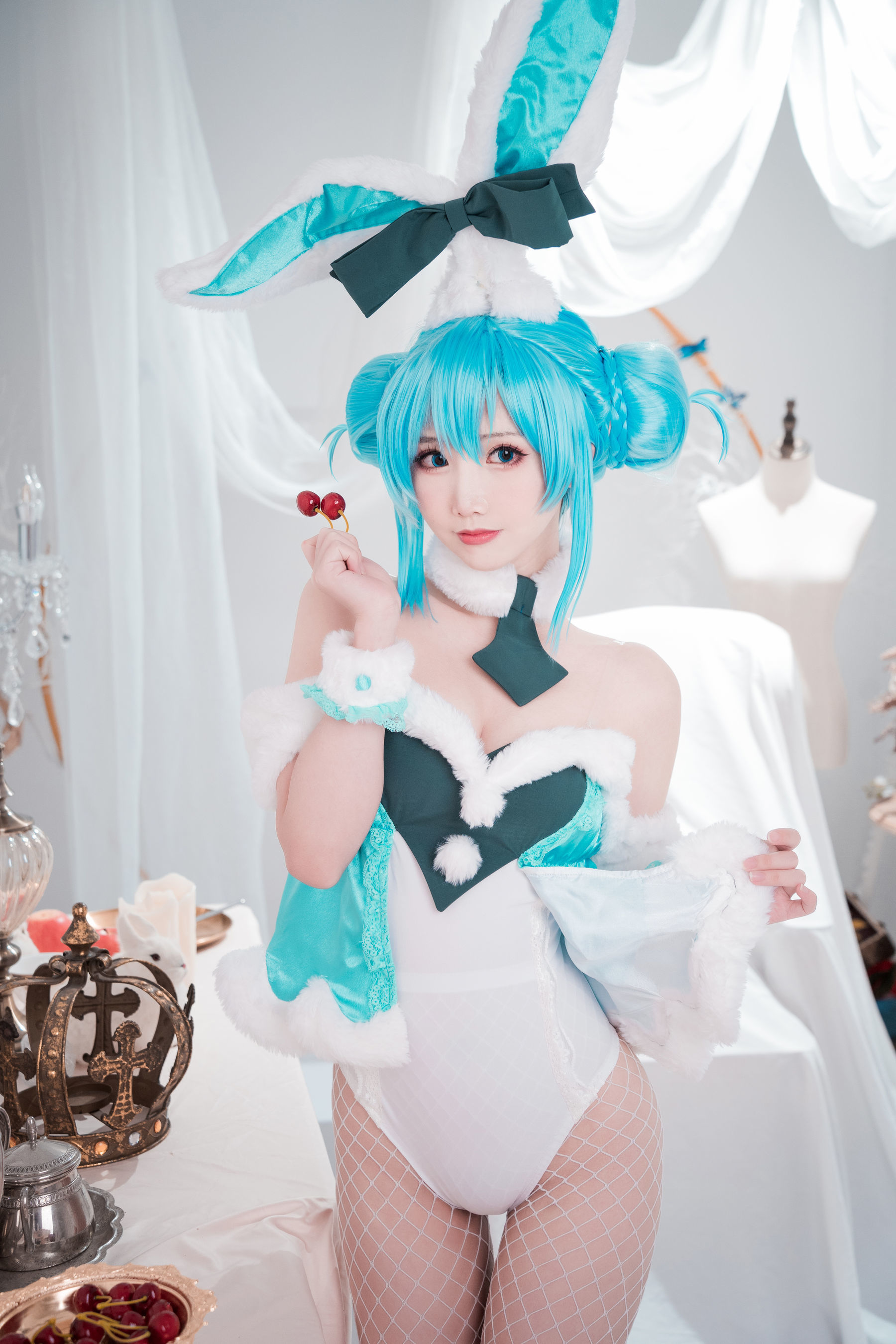 [网红COSER] 可爱人气Coser面饼仙儿 - 初音兔女郎