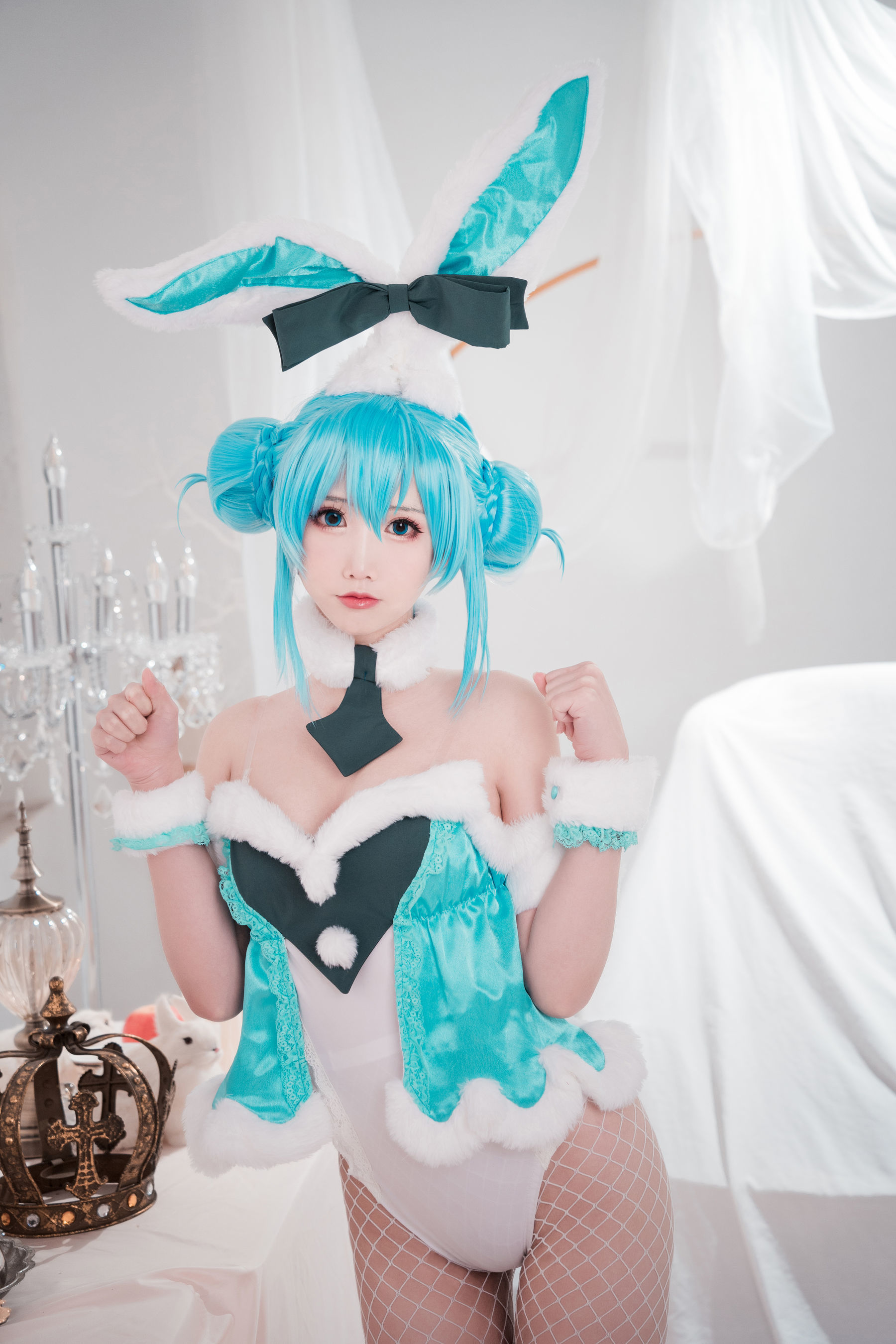 [网红COSER] 可爱人气Coser面饼仙儿 - 初音兔女郎