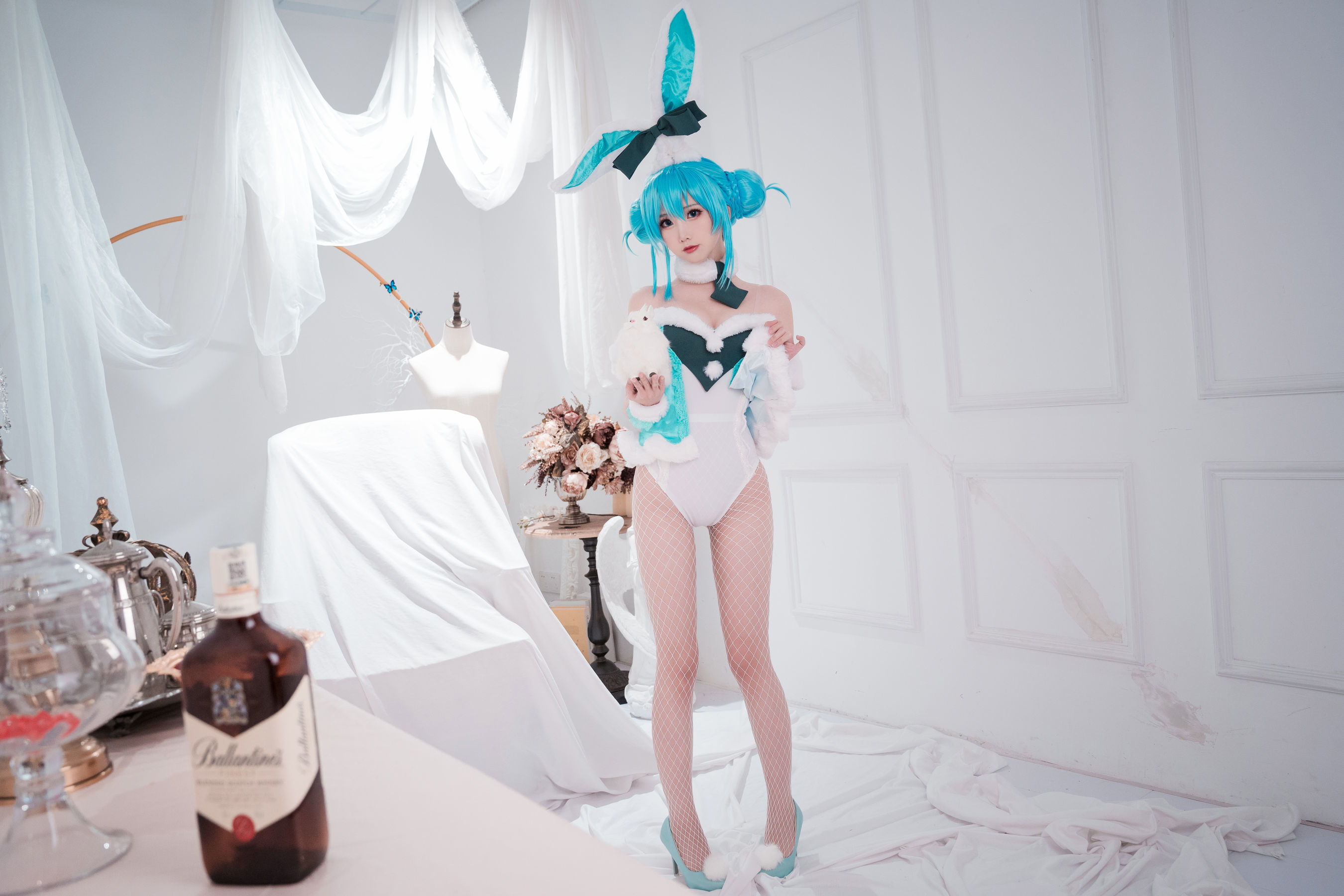 [网红COSER] 可爱人气Coser面饼仙儿 - 初音兔女郎