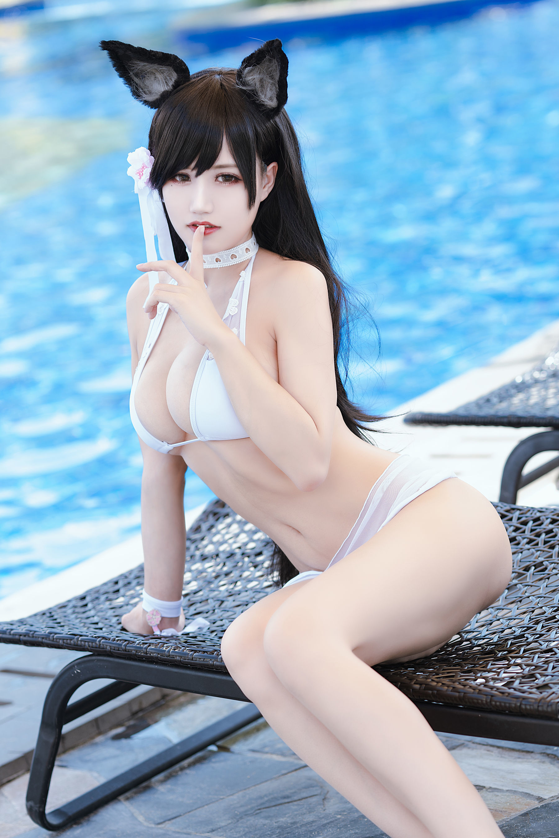 [网红COSER] 动漫博主小仓千代w - 舰长爱宕泳装