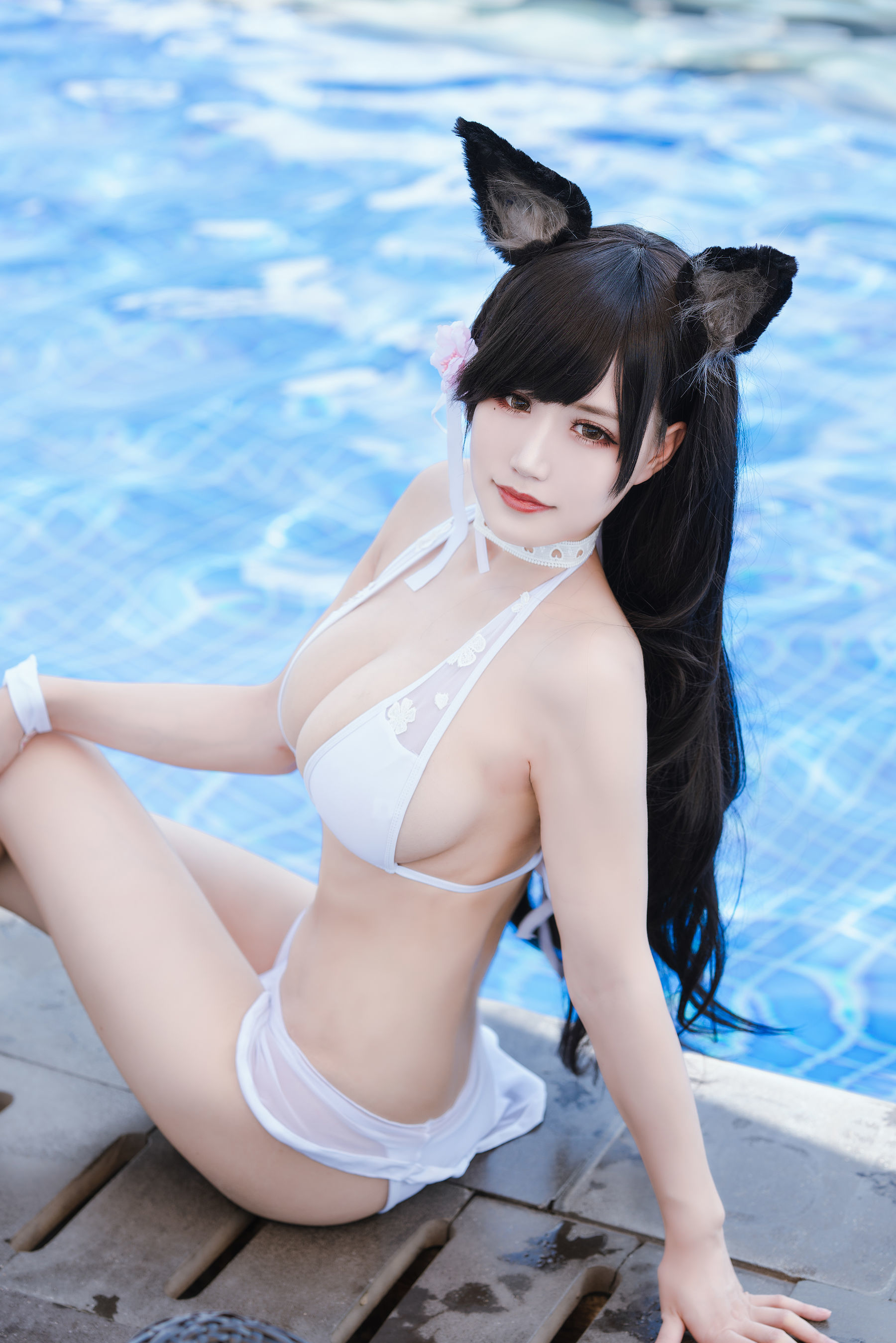 [网红COSER] 动漫博主小仓千代w - 舰长爱宕泳装