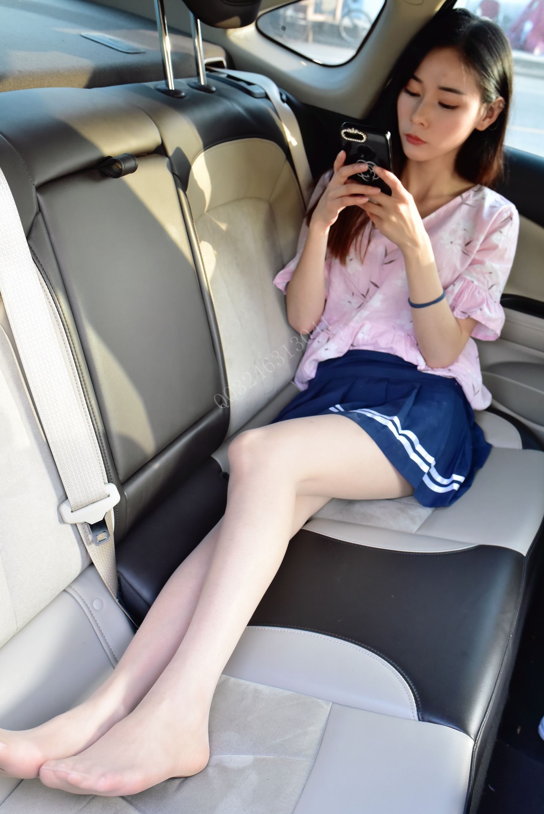 [大生模拍] No.055 婉儿 经典肉丝配黑高
