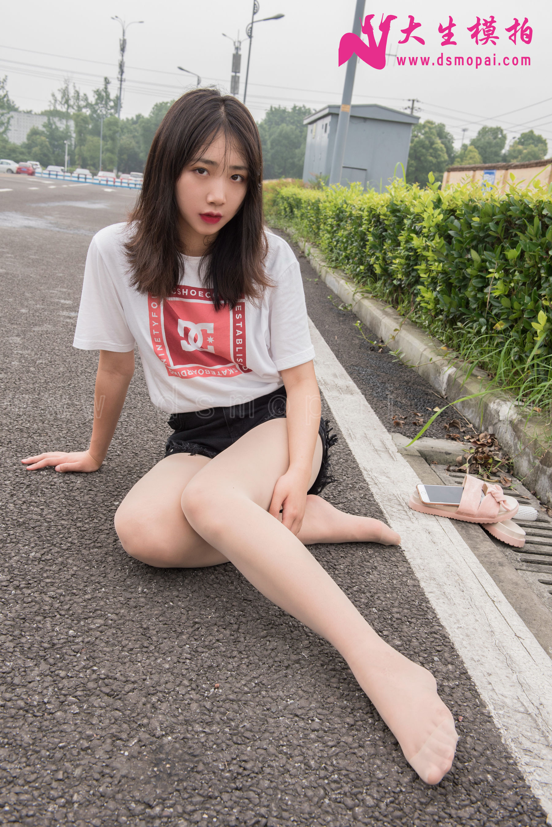 [大生模拍] No.136 珠珠 压马路的肉丝腿