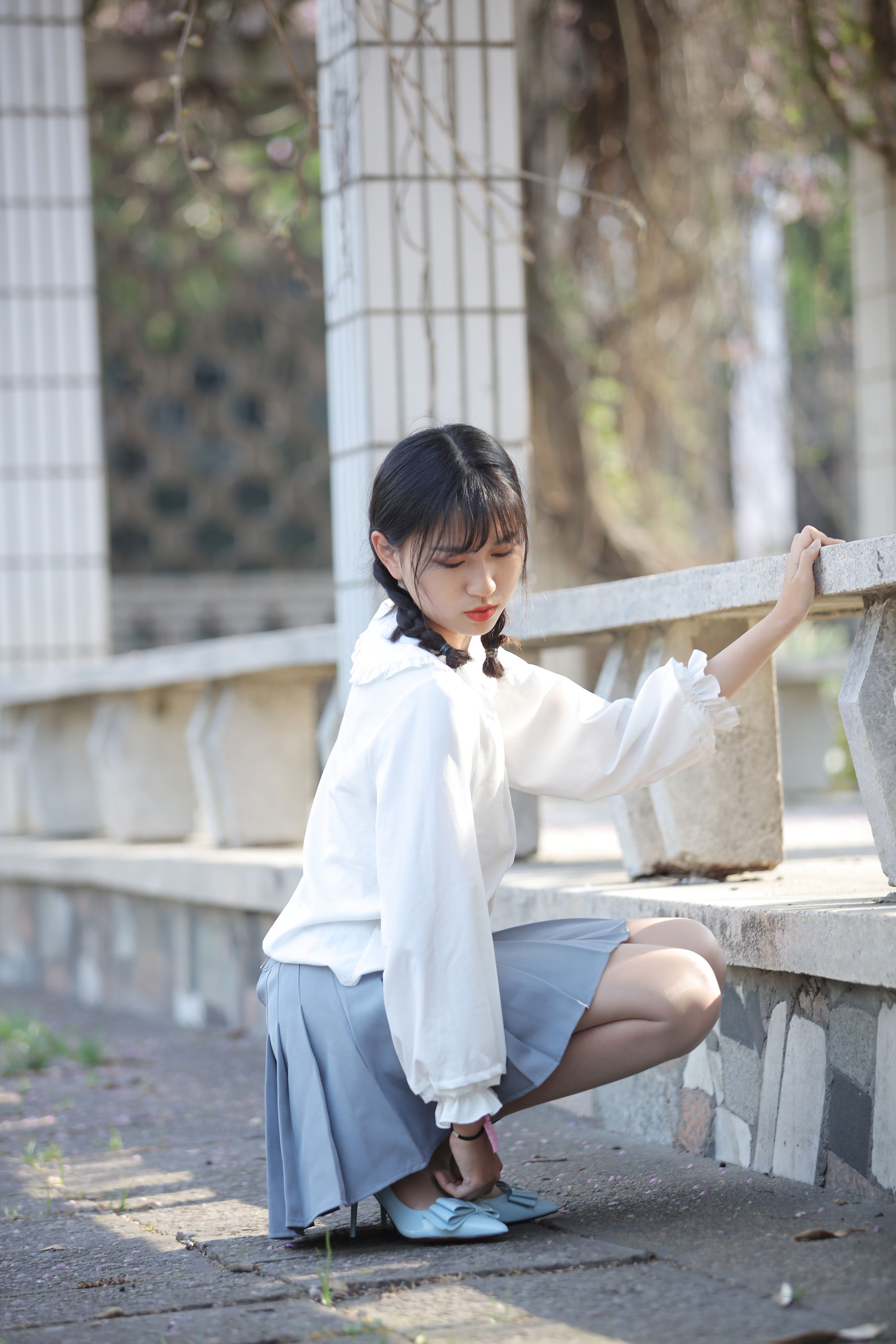 [奈丝] NO.049 小橙子 清纯呆萌的学妹