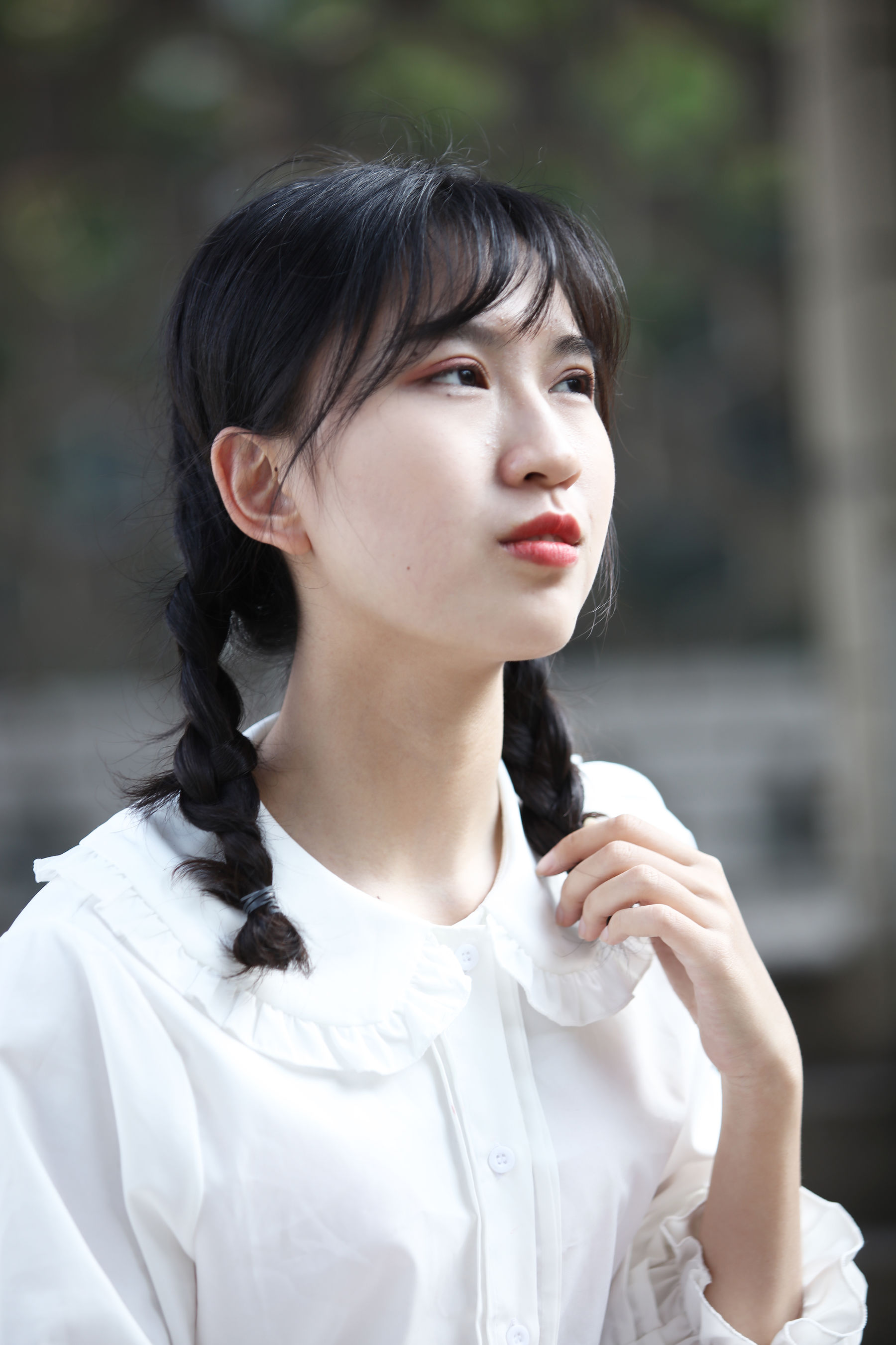 [奈丝] NO.049 小橙子 清纯呆萌的学妹